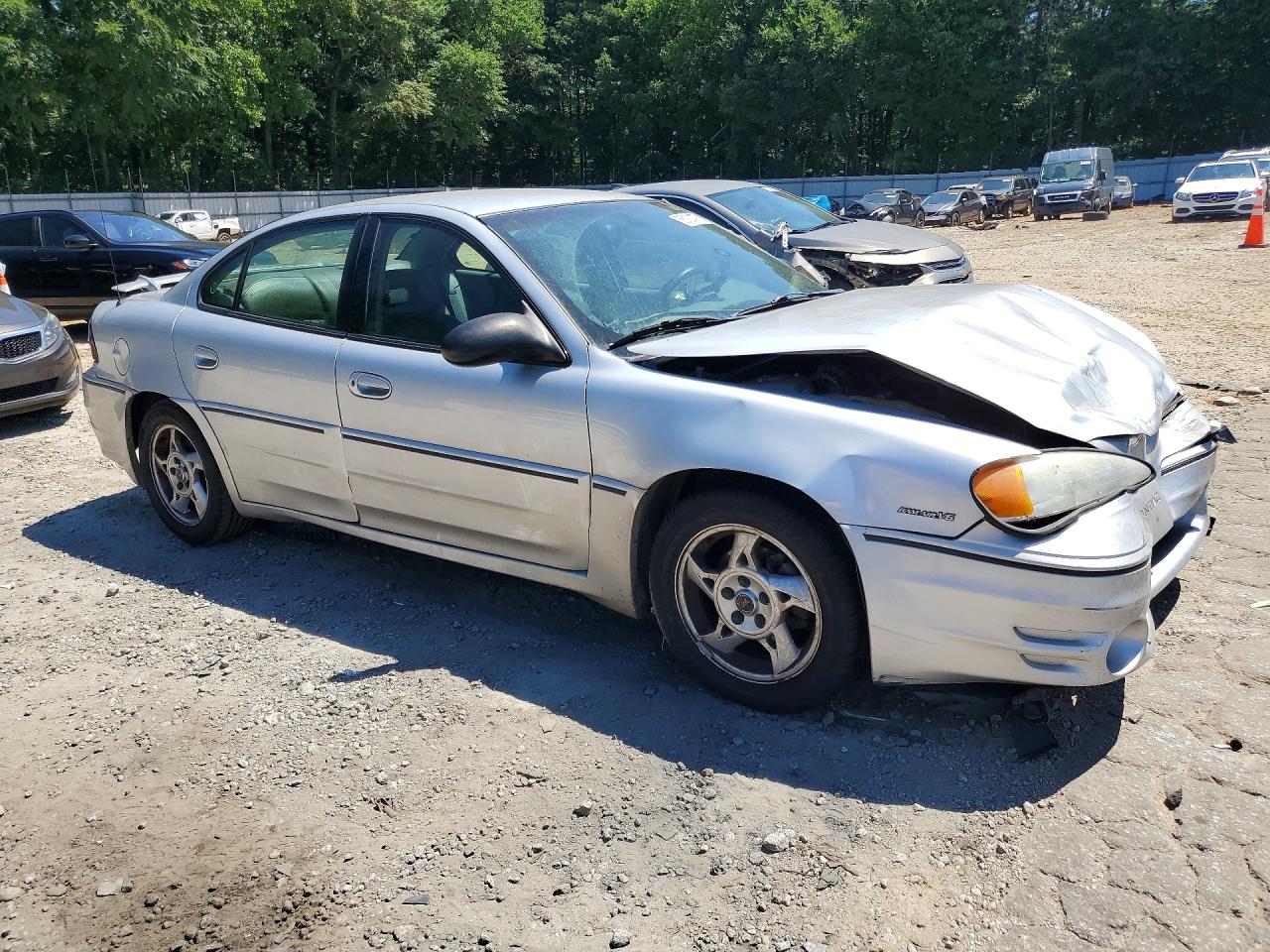 2003 Pontiac Grand Am Gt Silver vin: 1G2NW52E13C160101
