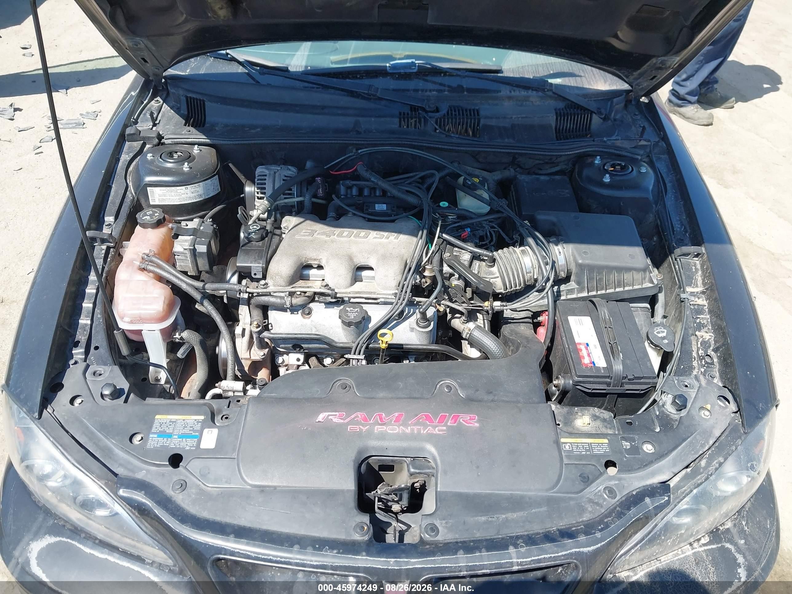 2004 Pontiac Grand Am Gt Черный vin: 1G2NW52E14C126225