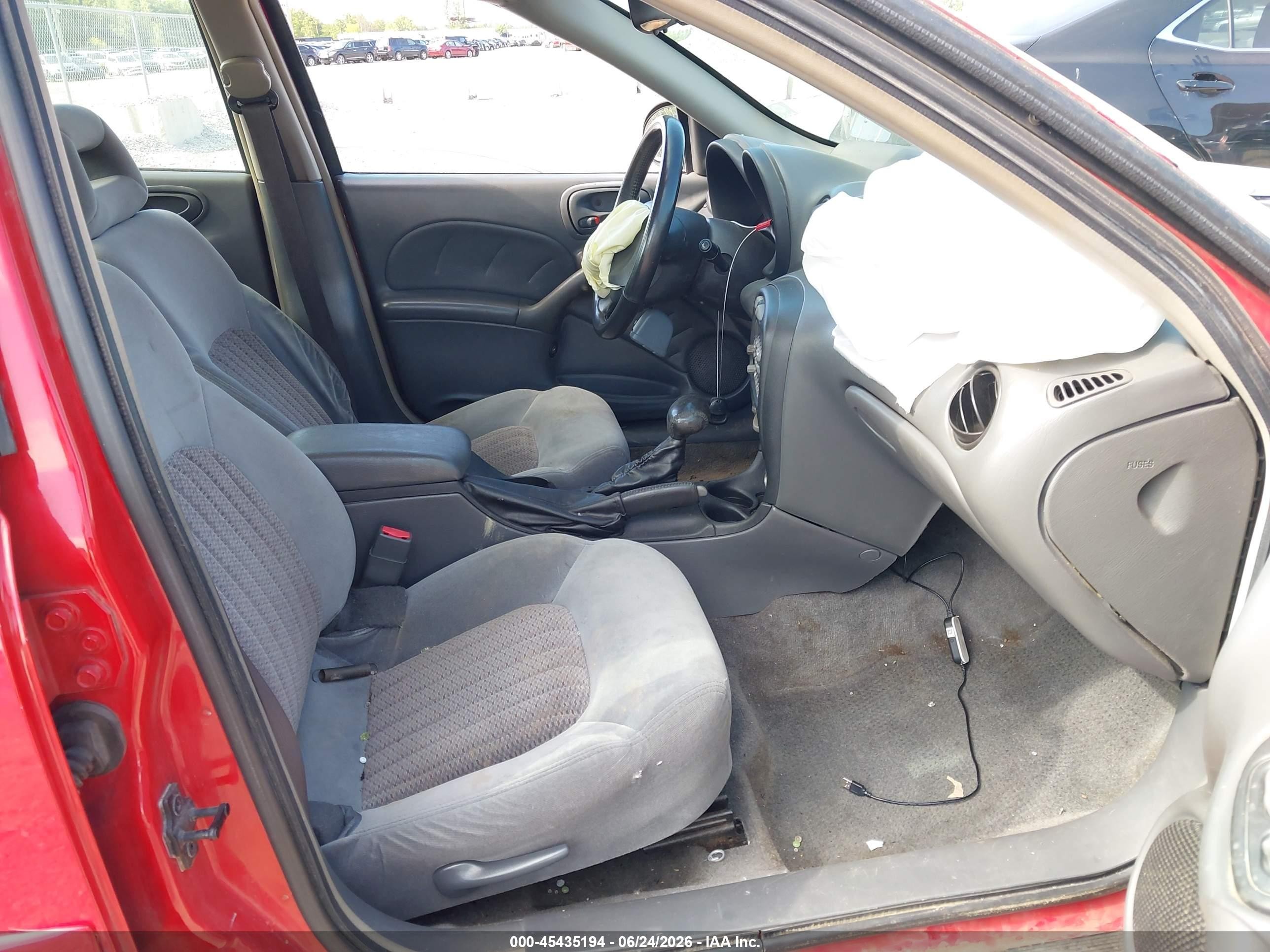 2003 Pontiac Grand Am Gt Red vin: 1G2NW52E23C242970