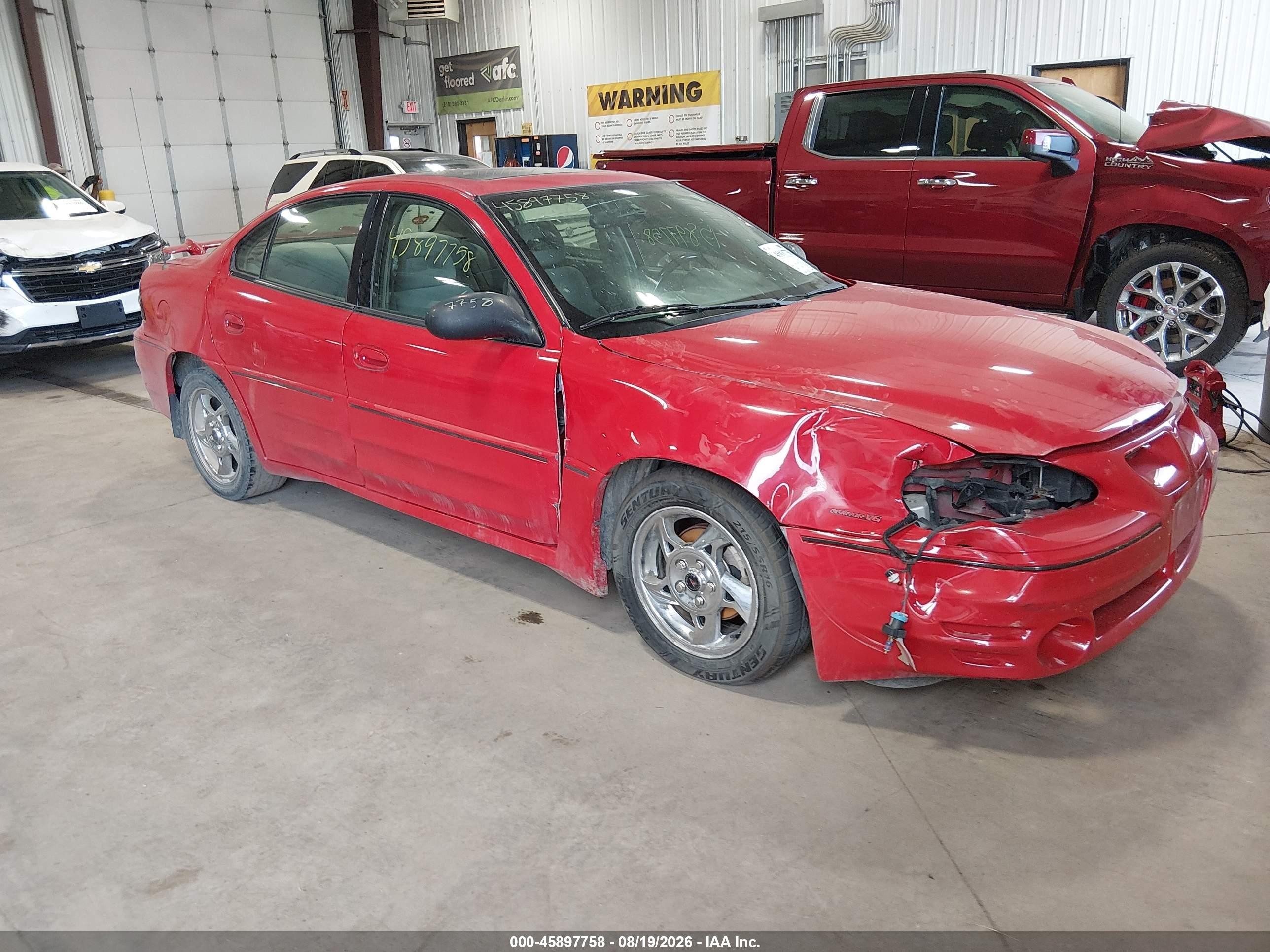 2004 Pontiac Grand Am Gt Red vin: 1G2NW52E24C228844