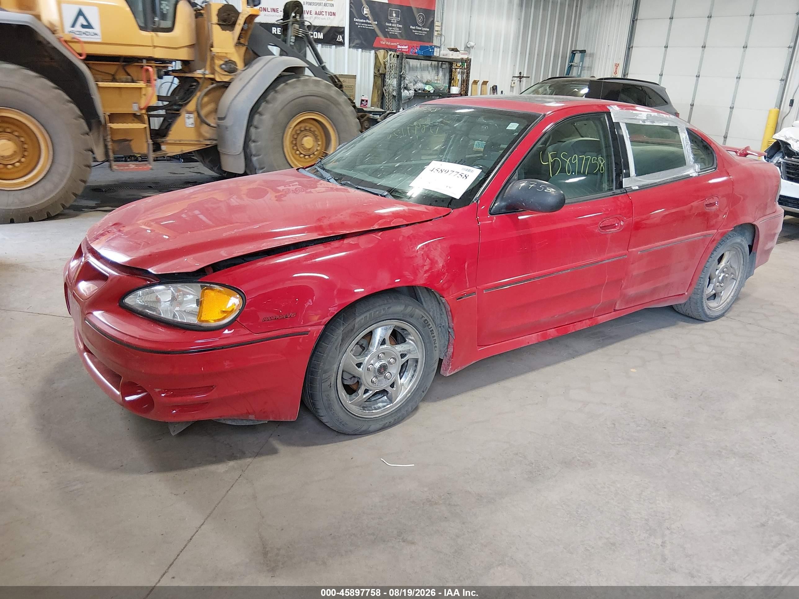 2004 Pontiac Grand Am Gt Red vin: 1G2NW52E24C228844