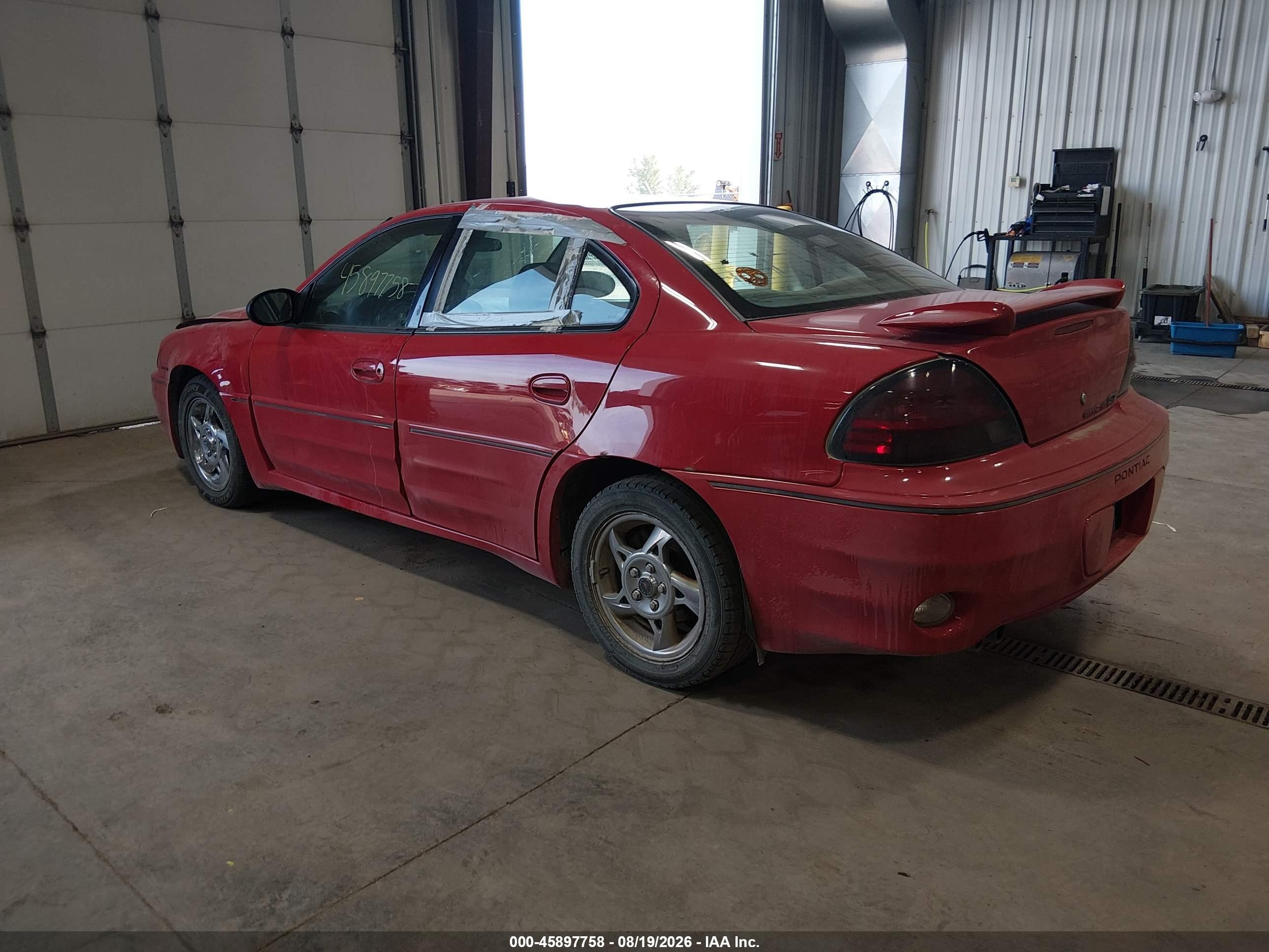 2004 Pontiac Grand Am Gt Red vin: 1G2NW52E24C228844