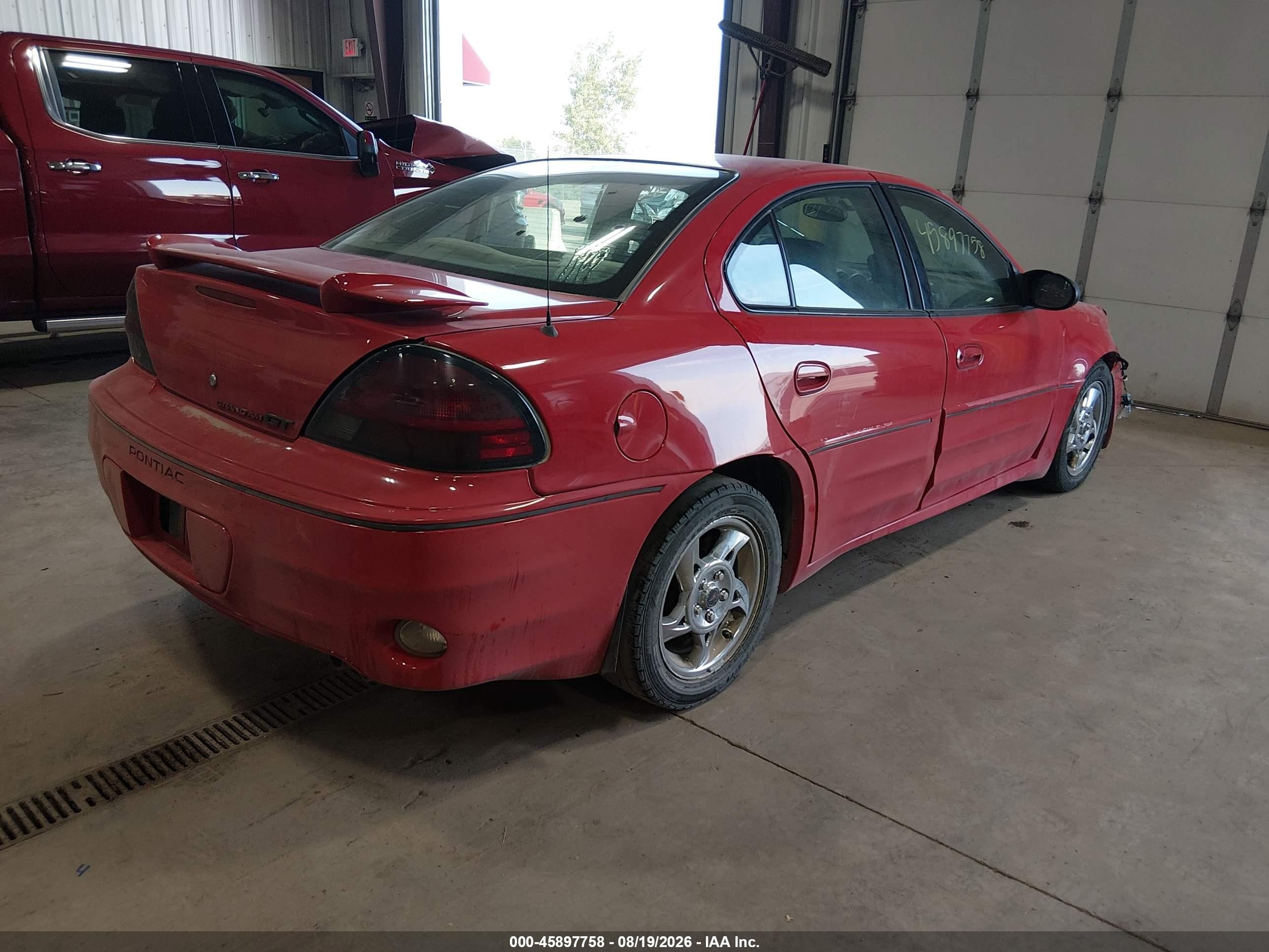 2004 Pontiac Grand Am Gt Red vin: 1G2NW52E24C228844