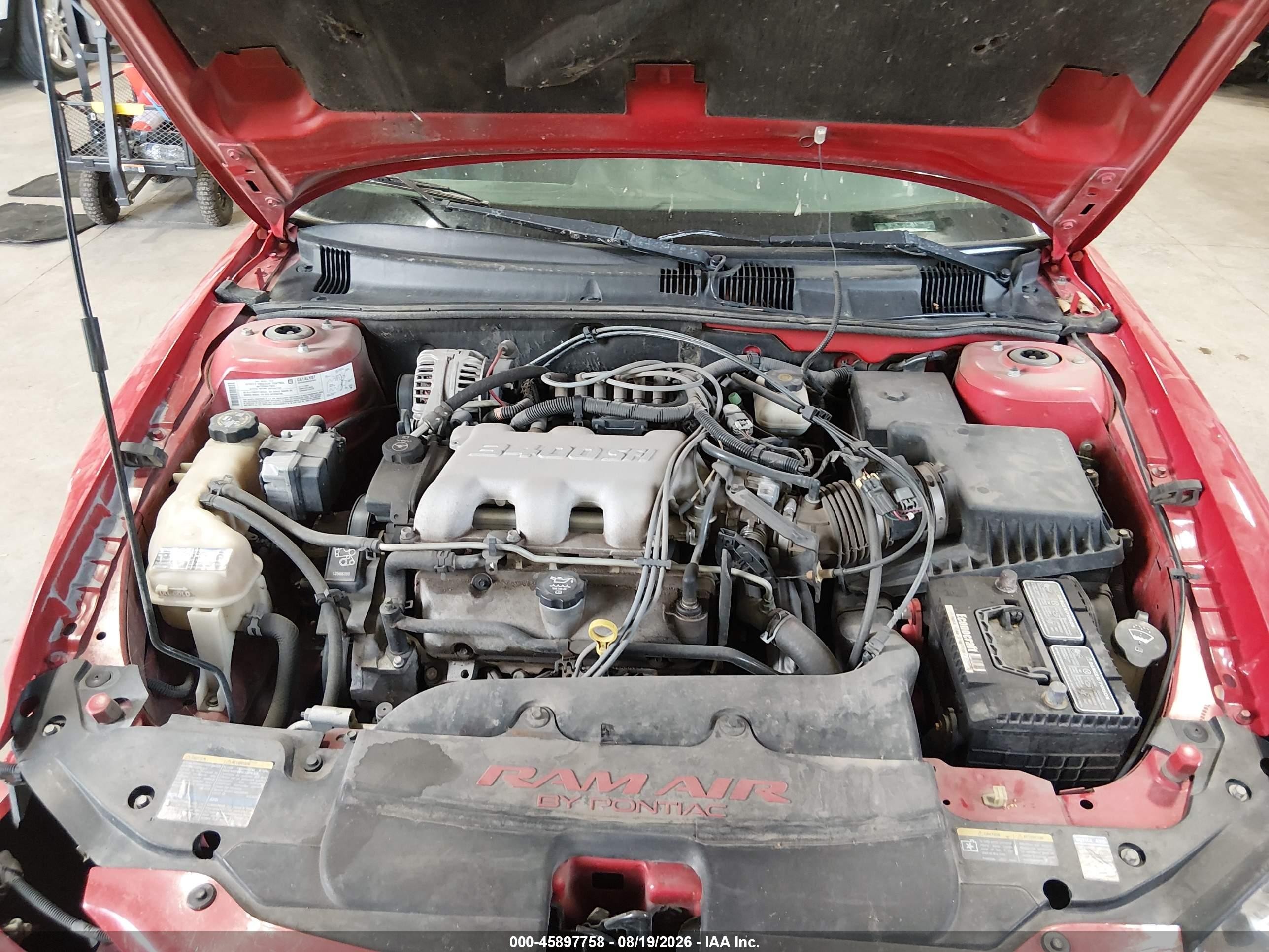 2004 Pontiac Grand Am Gt Red vin: 1G2NW52E24C228844