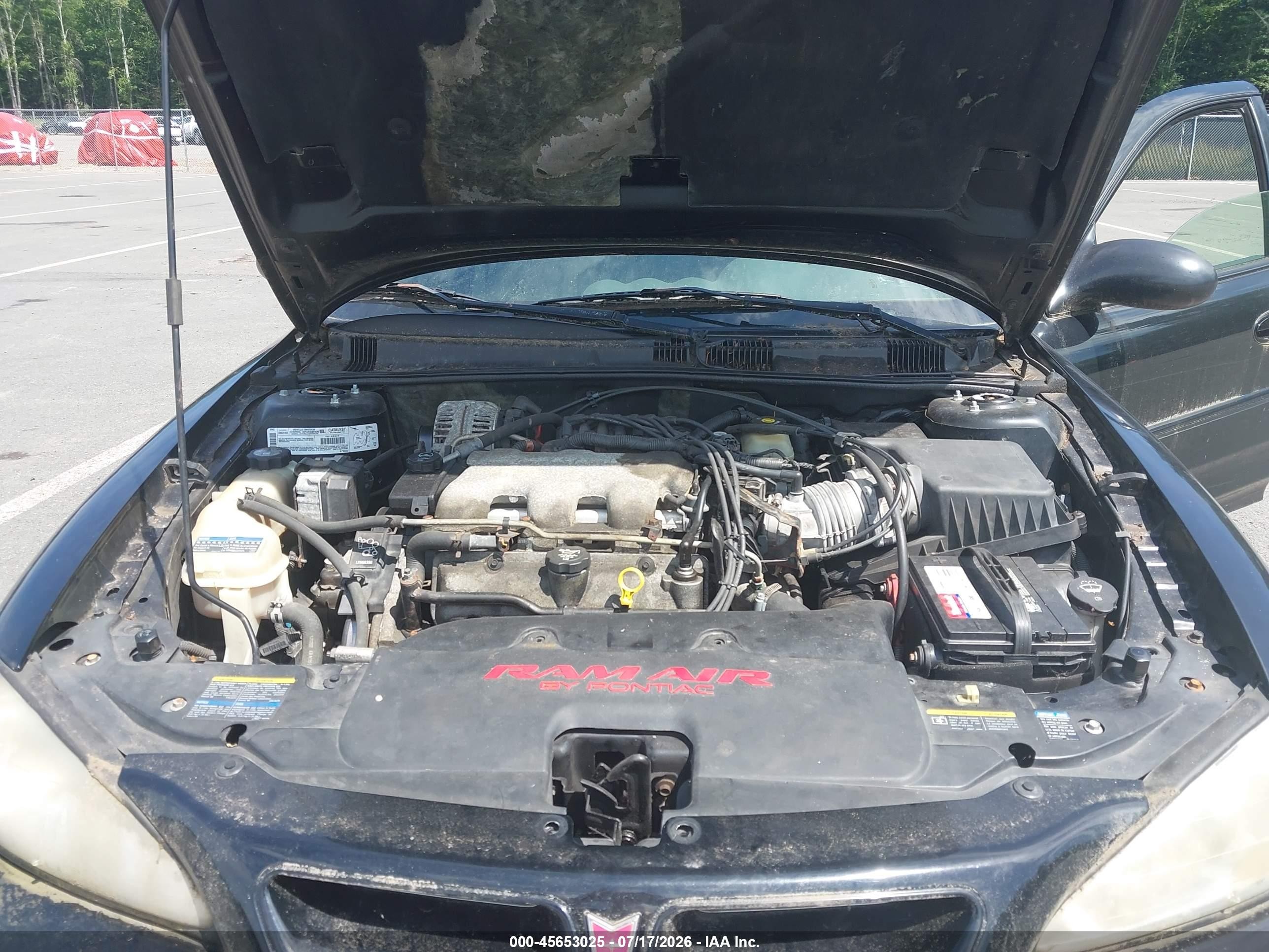 2003 Pontiac Grand Am Gt Black vin: 1G2NW52E43C280166