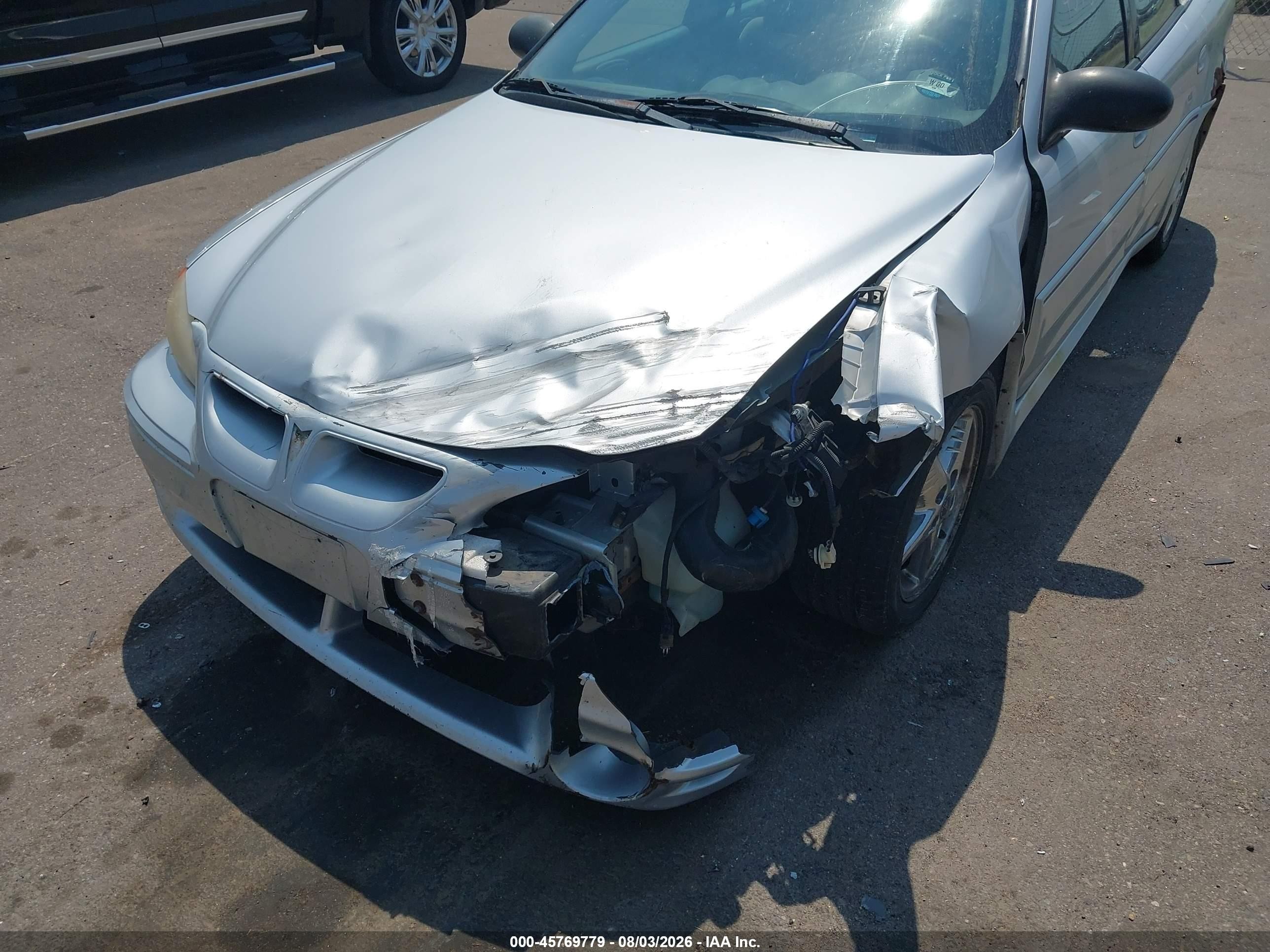 2003 Pontiac Grand Am Gt Серебряный vin: 1G2NW52E43M711888