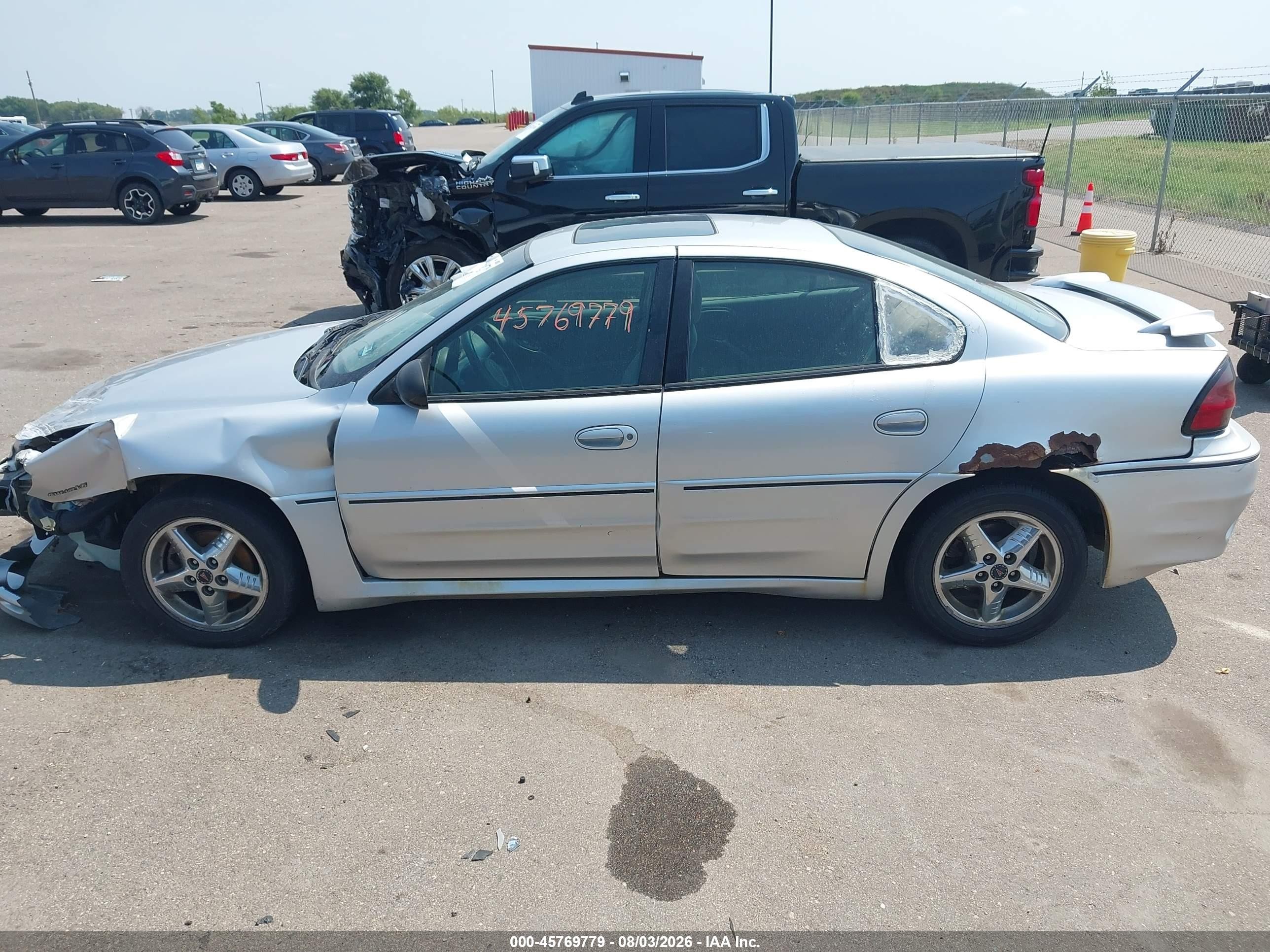 2003 Pontiac Grand Am Gt Серебряный vin: 1G2NW52E43M711888