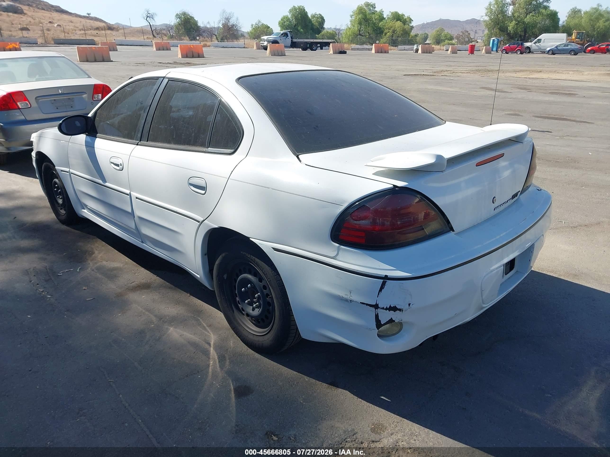 2004 Pontiac Grand Am Gt White vin: 1G2NW52E44C180876