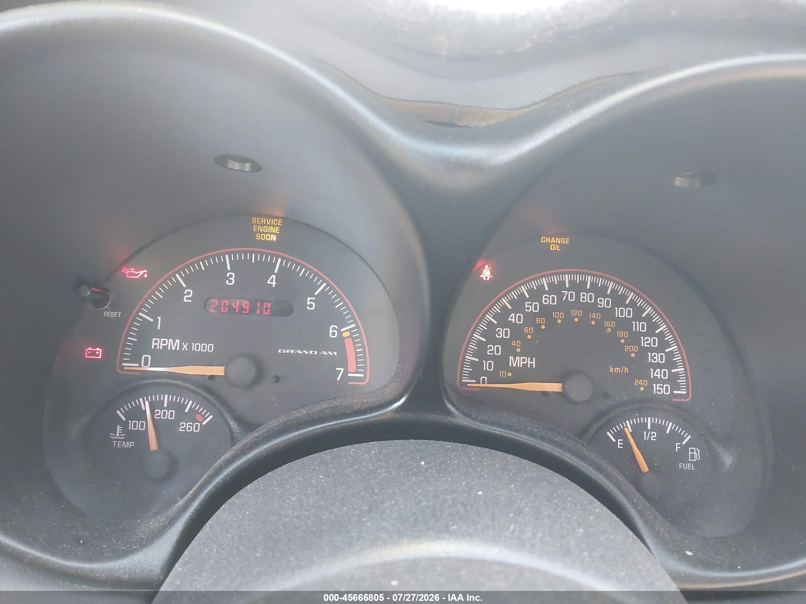 2004 Pontiac Grand Am Gt White vin: 1G2NW52E44C180876