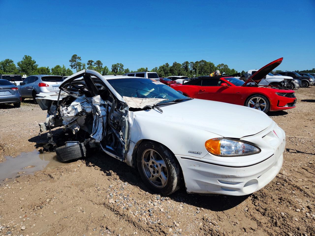 2003 Pontiac Grand Am Gt White vin: 1G2NW52E63C265555