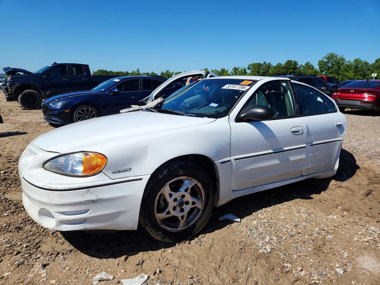 2003 Pontiac Grand Am Gt White vin: 1G2NW52E63C265555