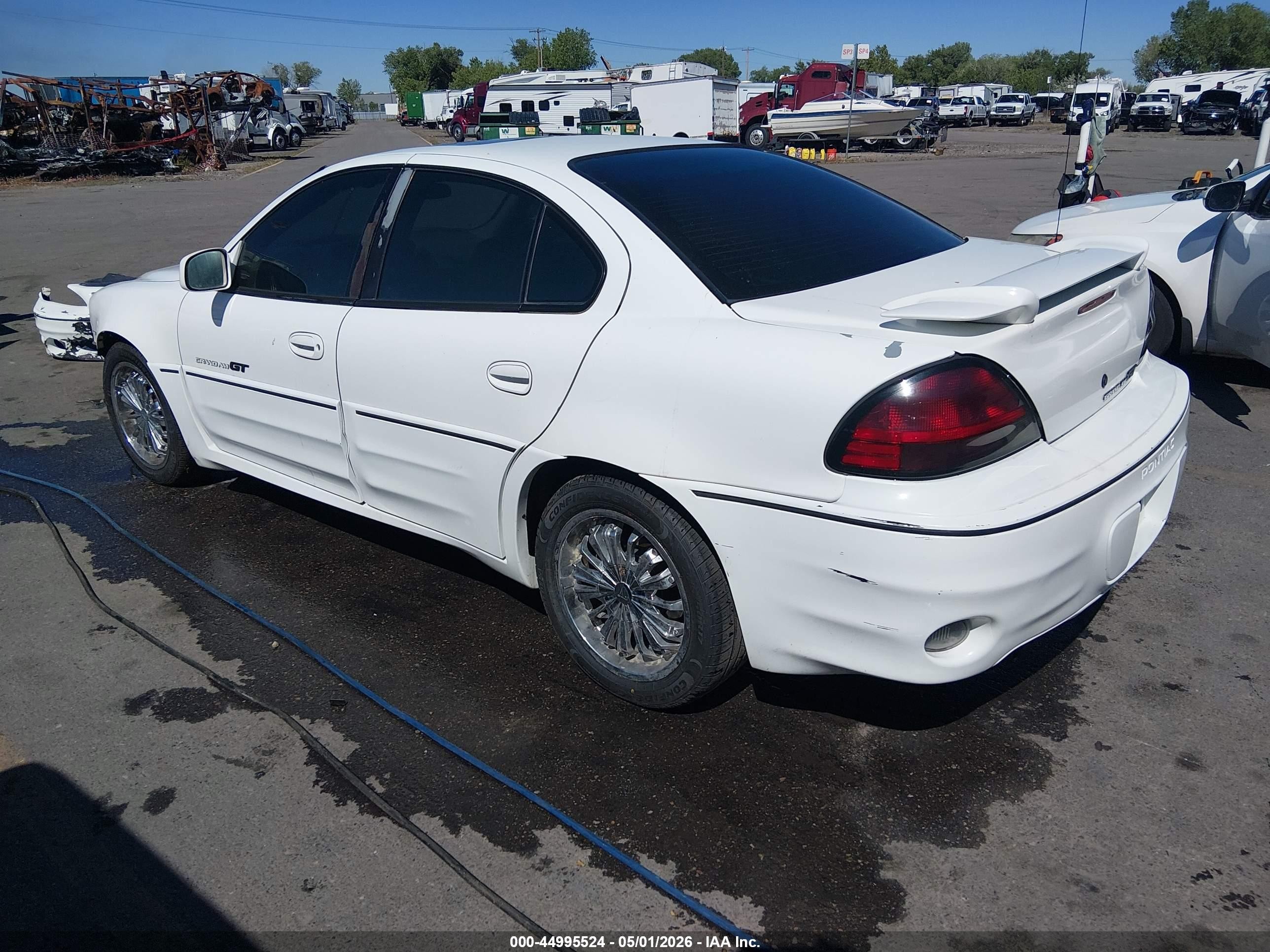 2002 Pontiac Grand Am Gt White vin: 1G2NW52E72M512624