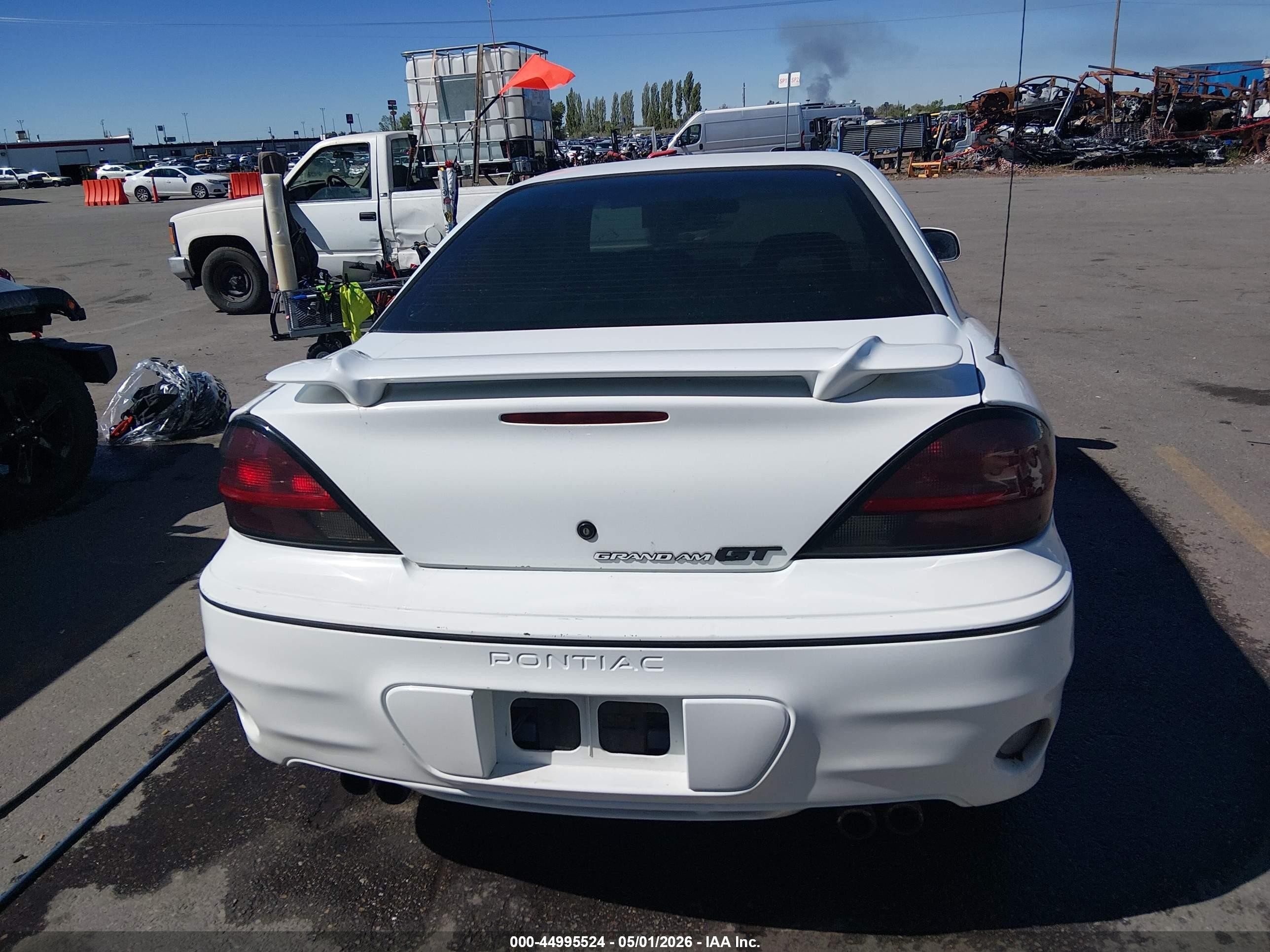 2002 Pontiac Grand Am Gt White vin: 1G2NW52E72M512624