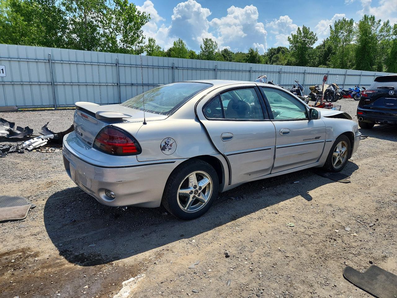 2000 Pontiac Grand Am Gt Silver vin: 1G2NW52E7YM773048