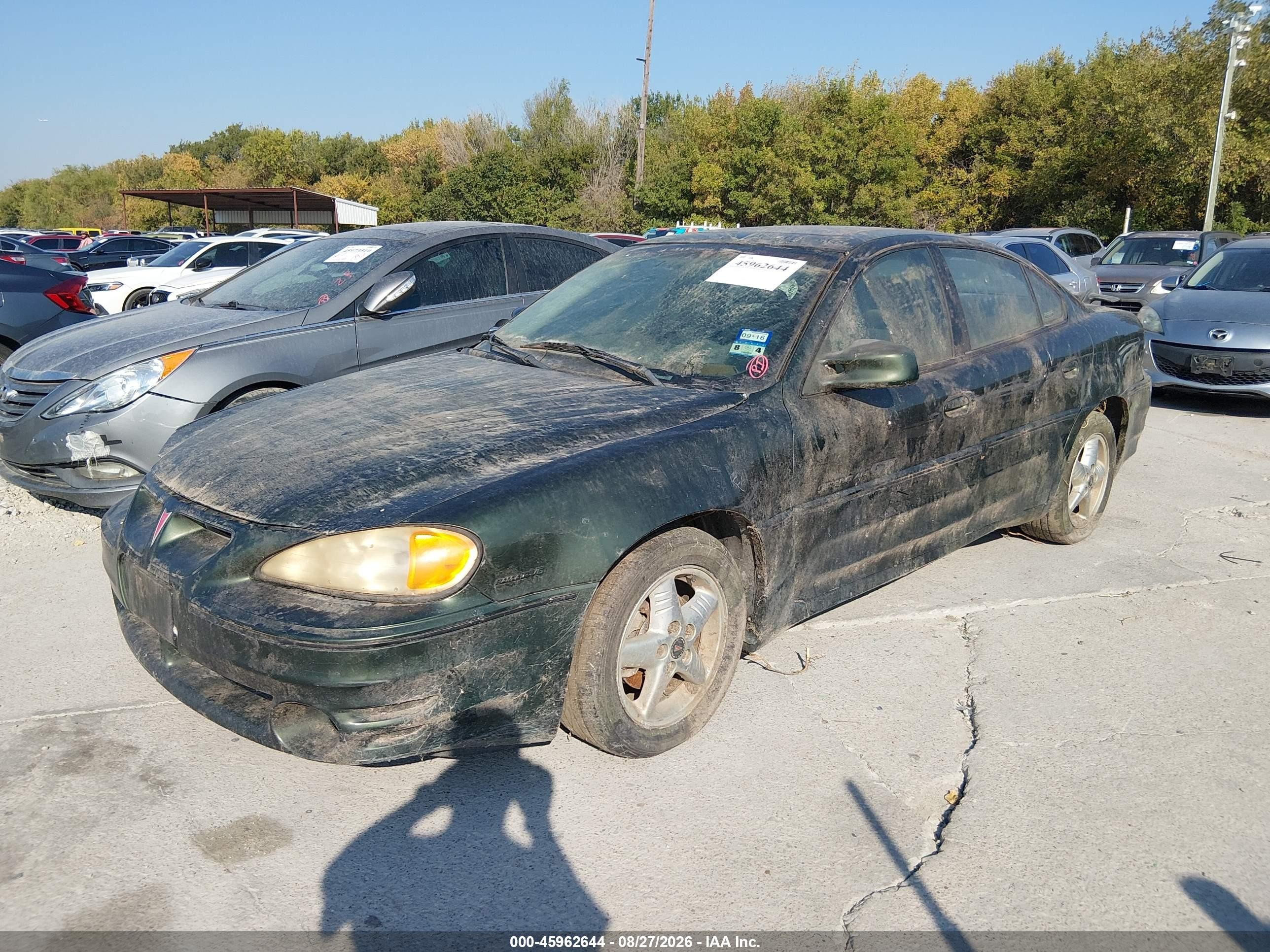 2000 Pontiac Grand Am Gt Green vin: 1G2NW52E8YM747798