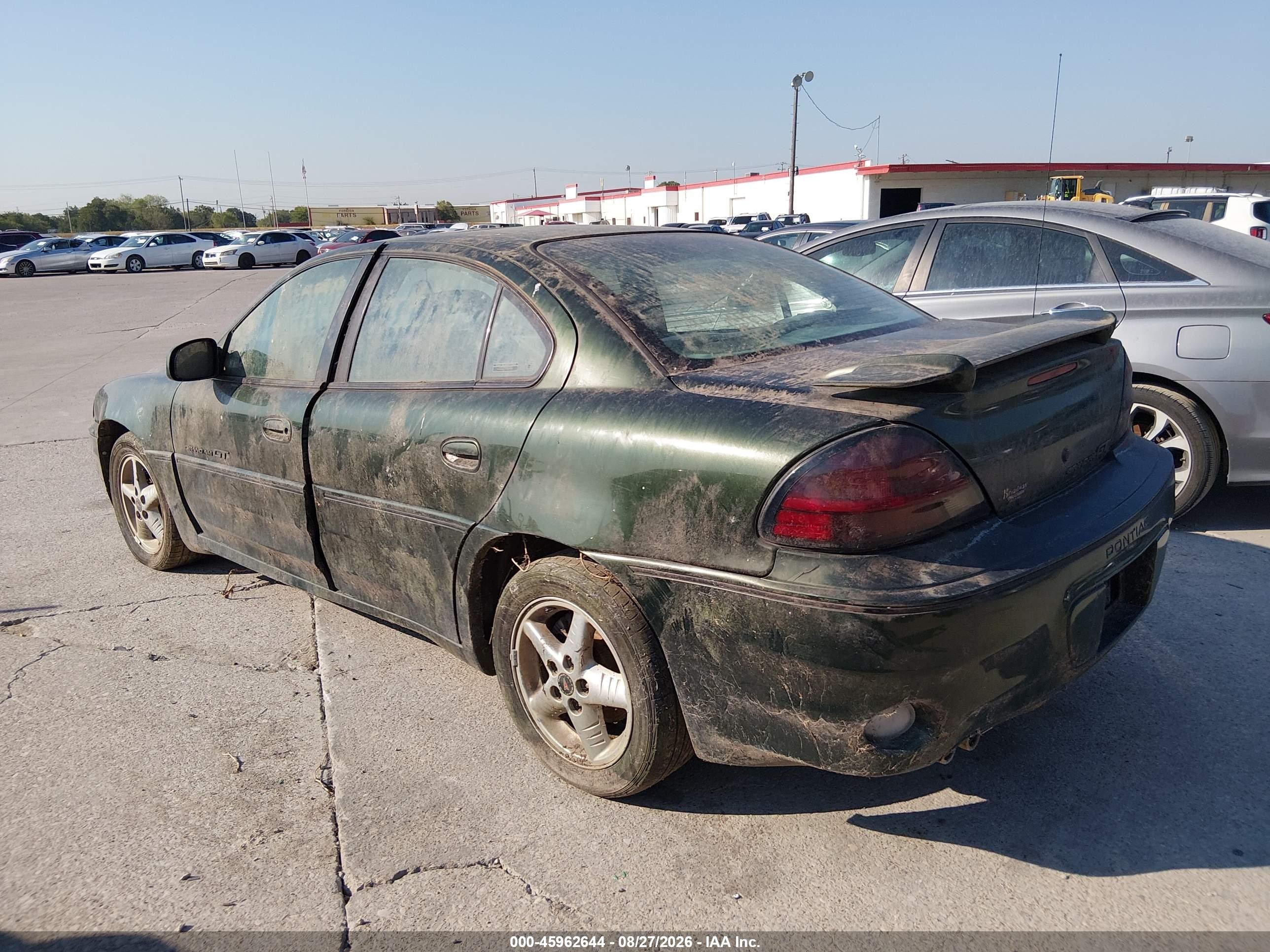 2000 Pontiac Grand Am Gt Green vin: 1G2NW52E8YM747798