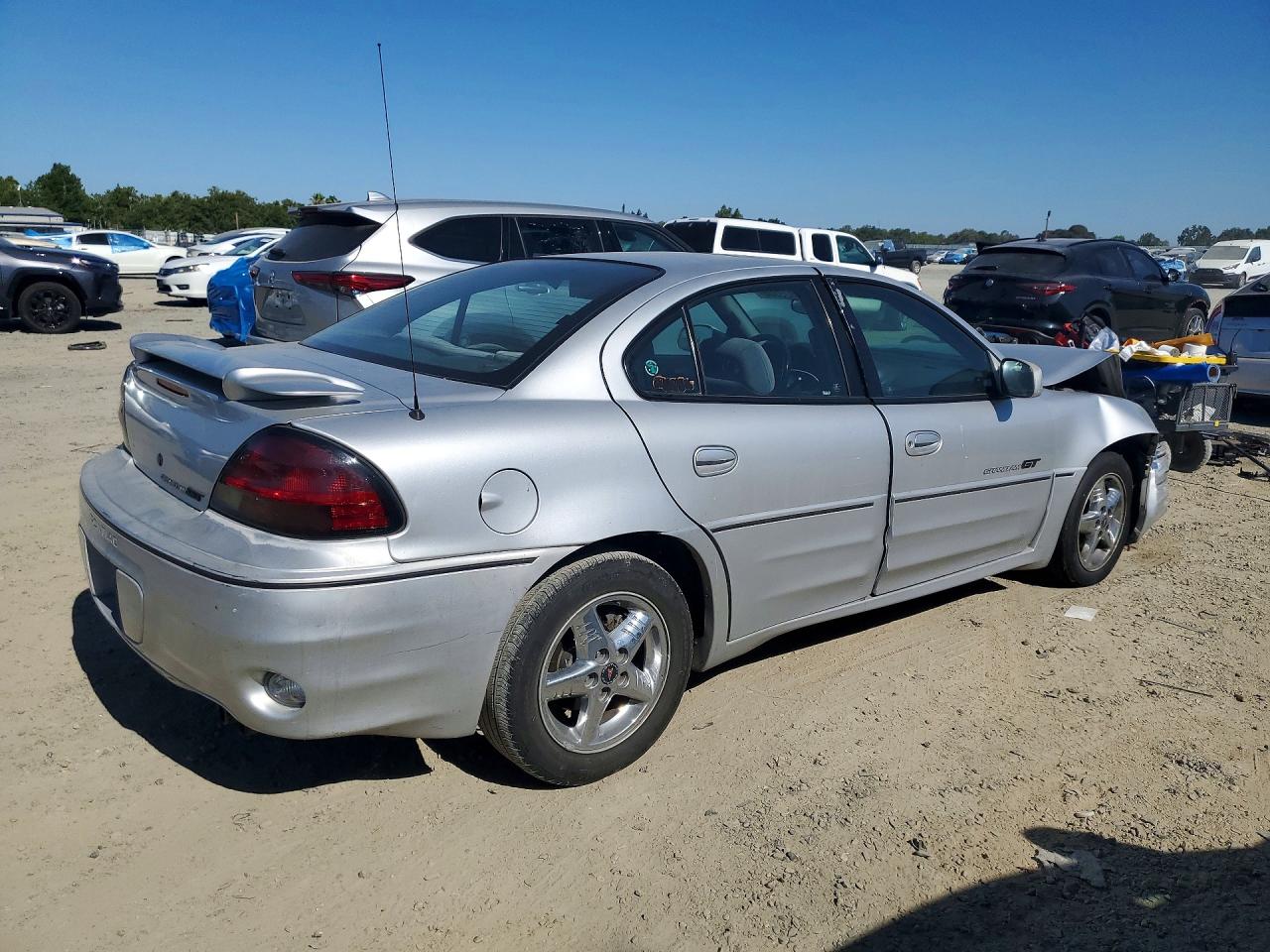 2001 Pontiac Grand Am Gt Silver vin: 1G2NW52EX1C243877