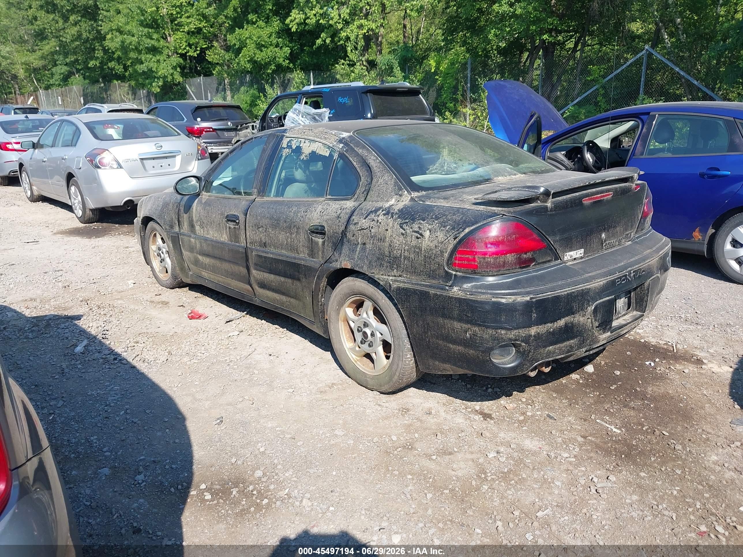 2003 Pontiac Grand Am Gt Черный vin: 1G2NW52EX3C220828