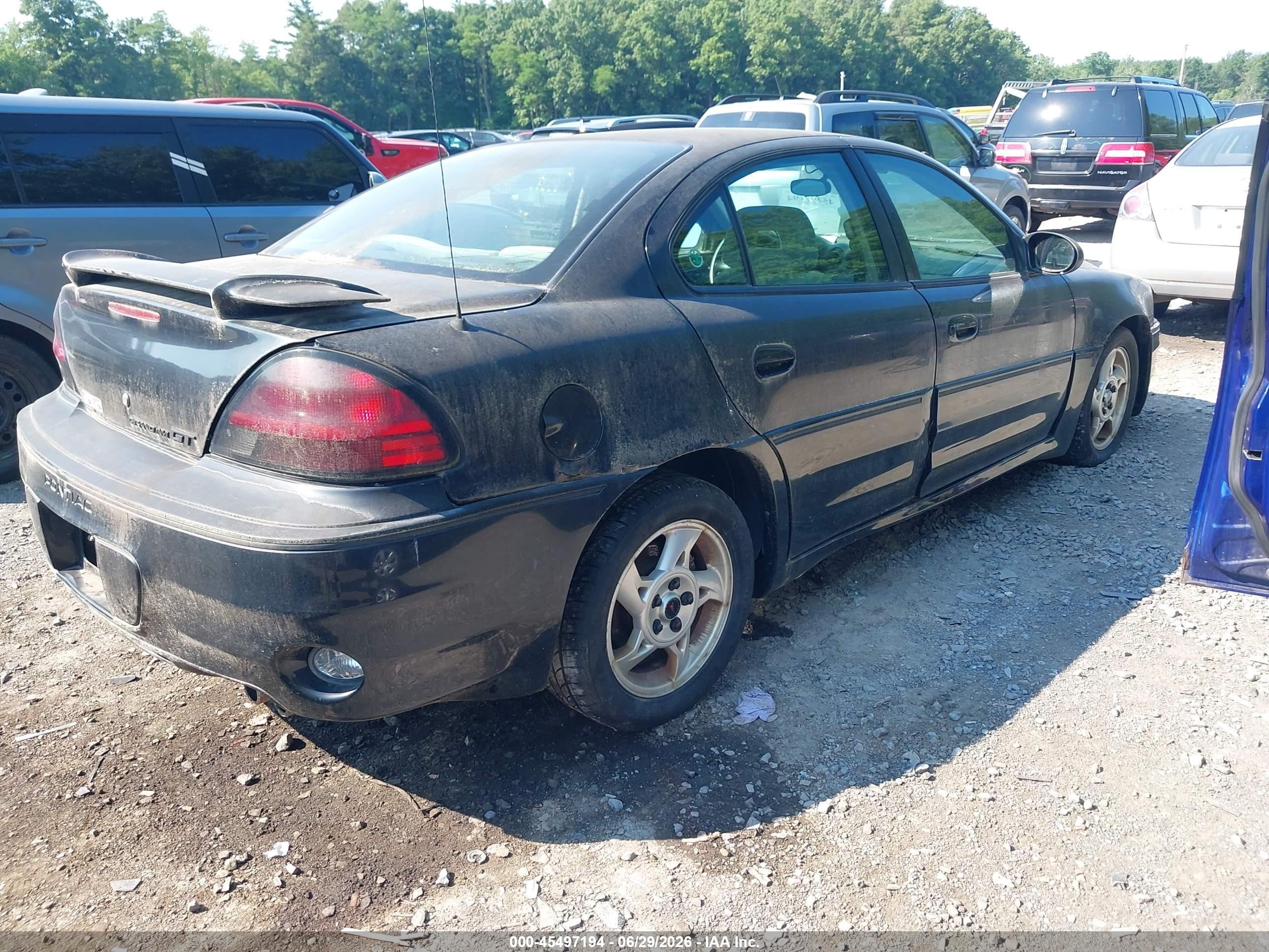 2003 Pontiac Grand Am Gt Черный vin: 1G2NW52EX3C220828