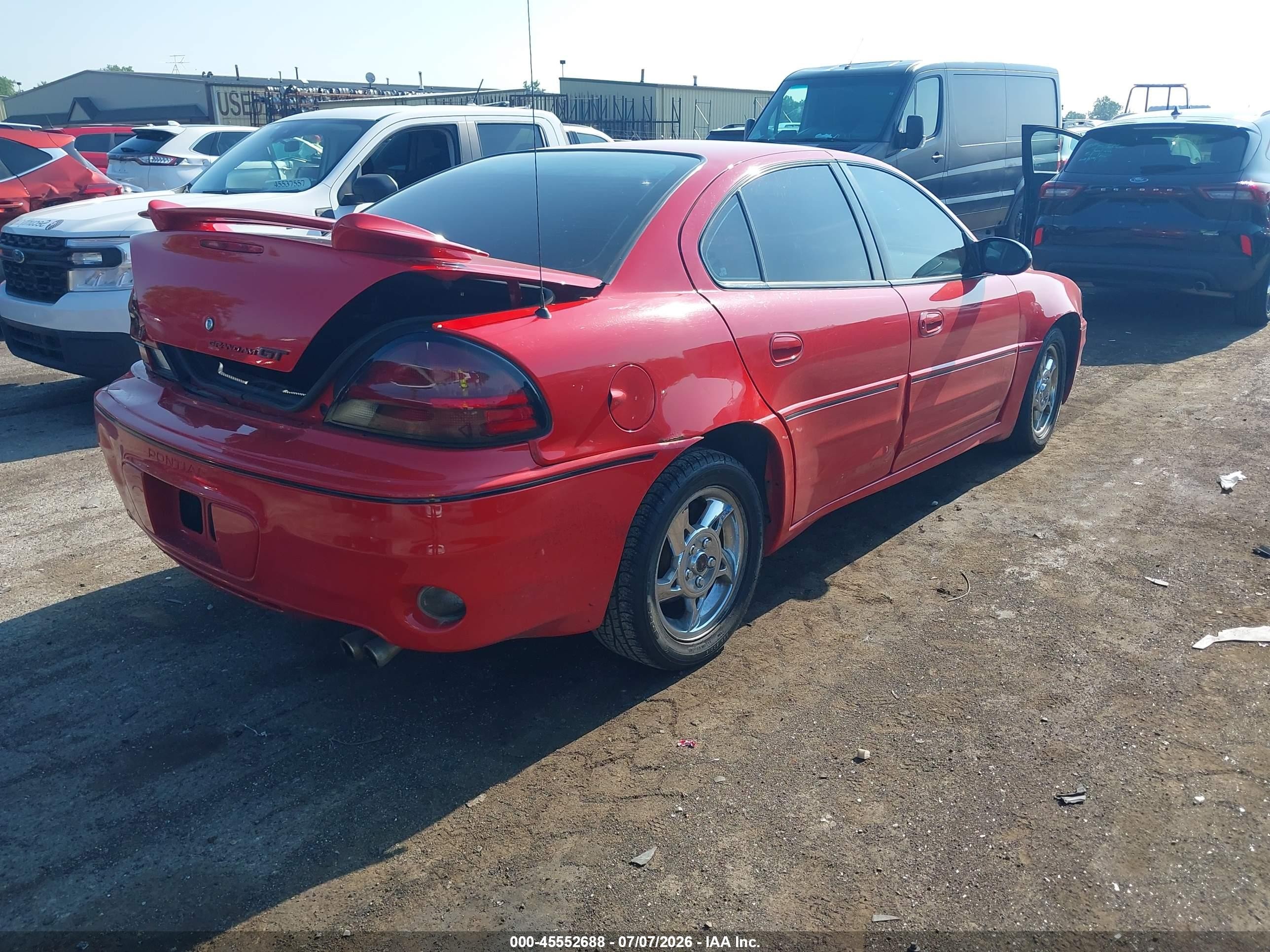 2003 Pontiac Grand Am Gt Red vin: 1G2NW52EX3C323702