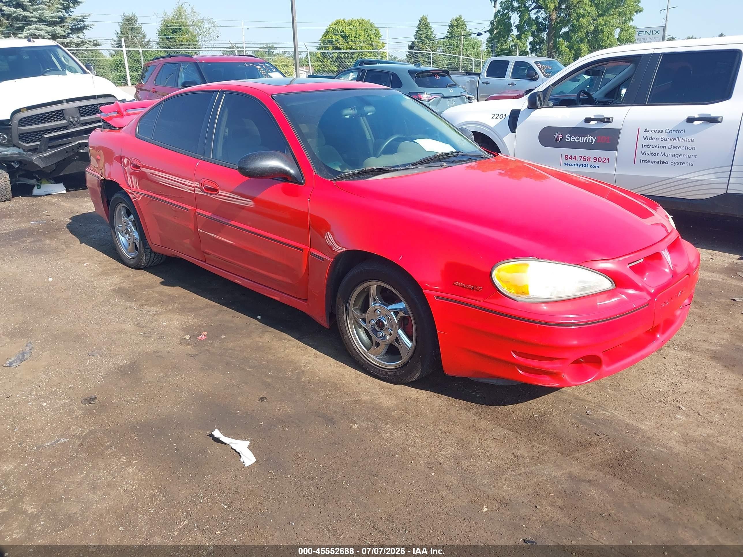2003 Pontiac Grand Am Gt Red vin: 1G2NW52EX3C323702