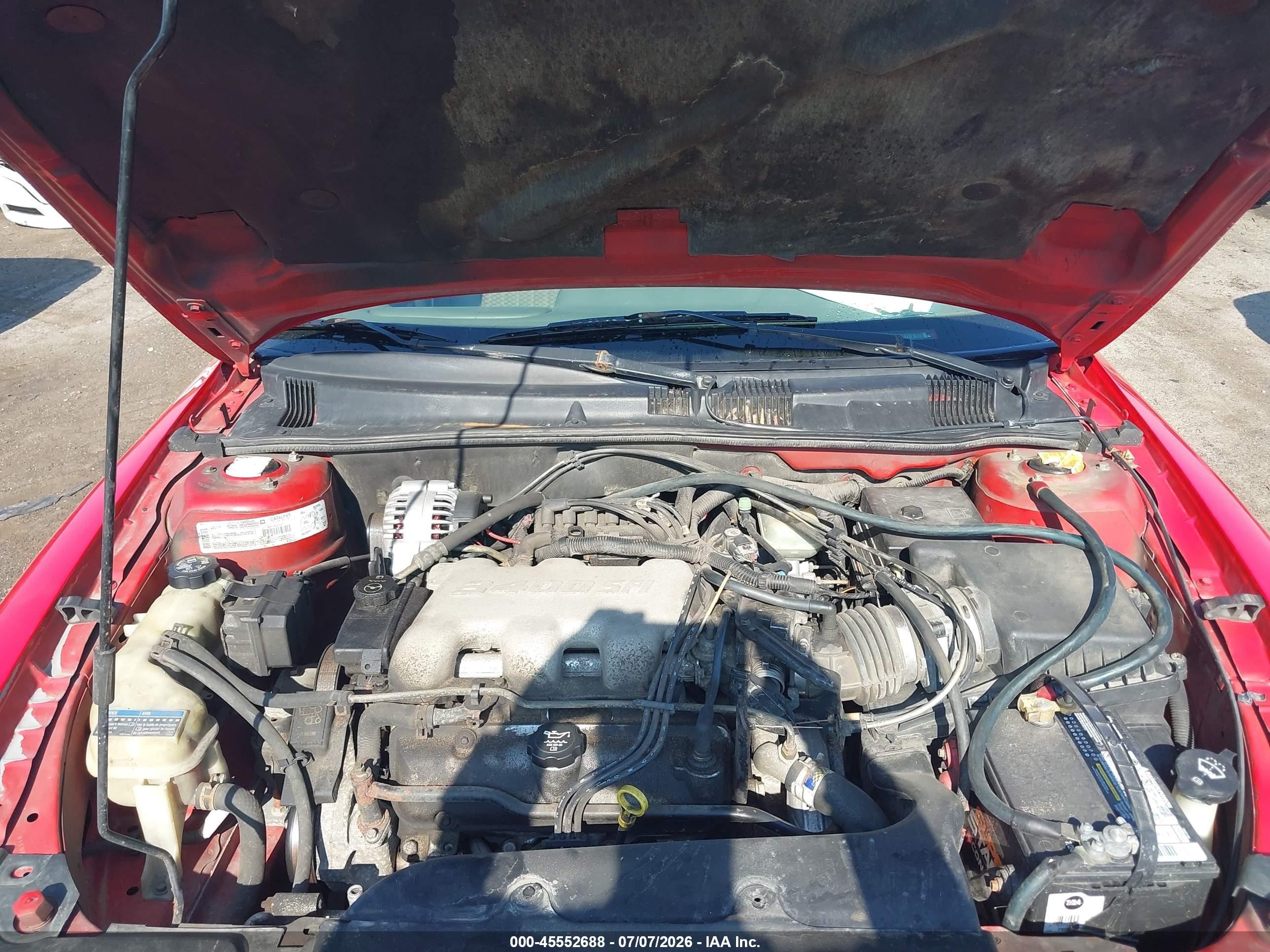 2003 Pontiac Grand Am Gt Red vin: 1G2NW52EX3C323702