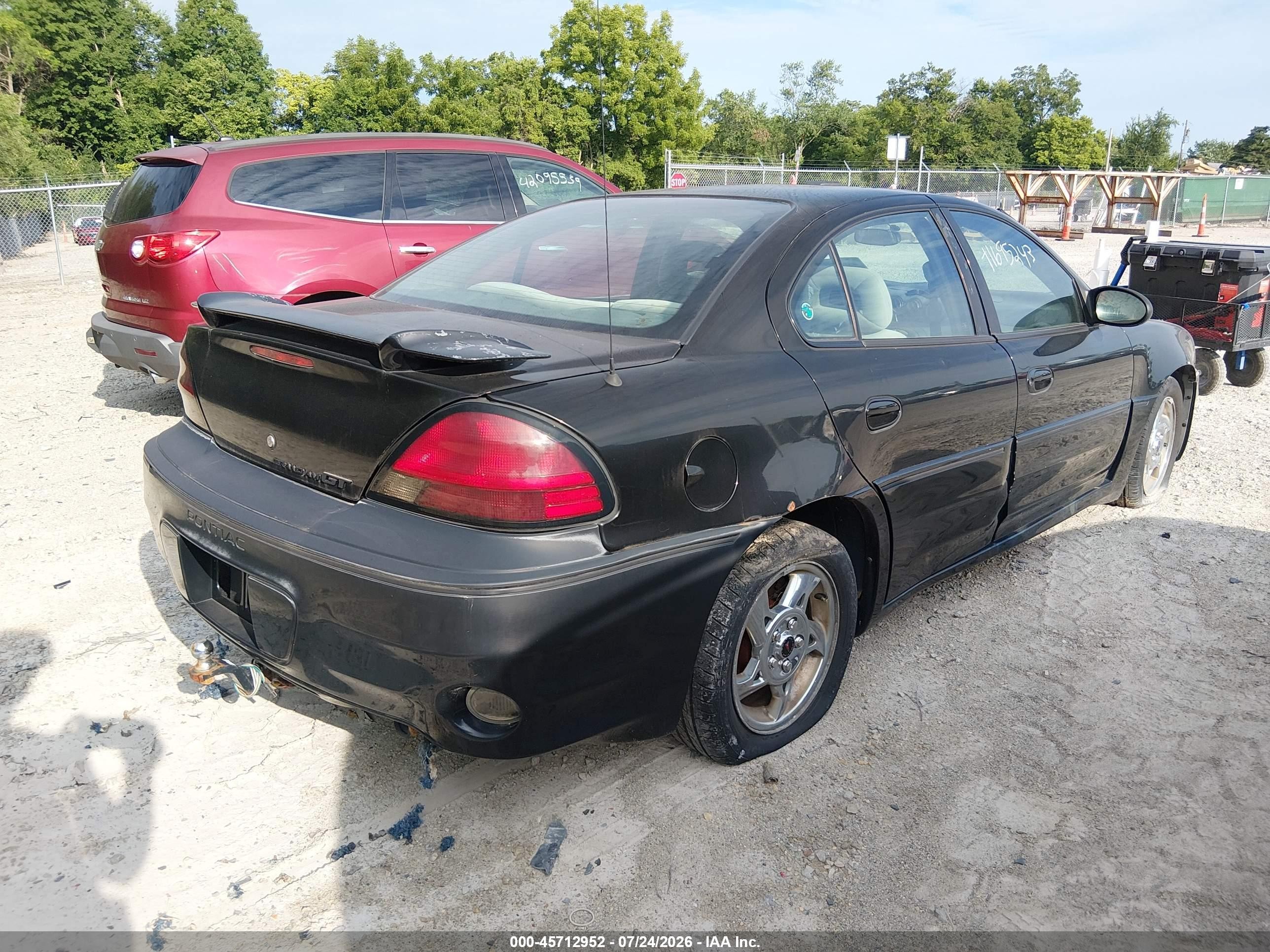 2004 Pontiac Grand Am Gt Black vin: 1G2NW52EX4C145808