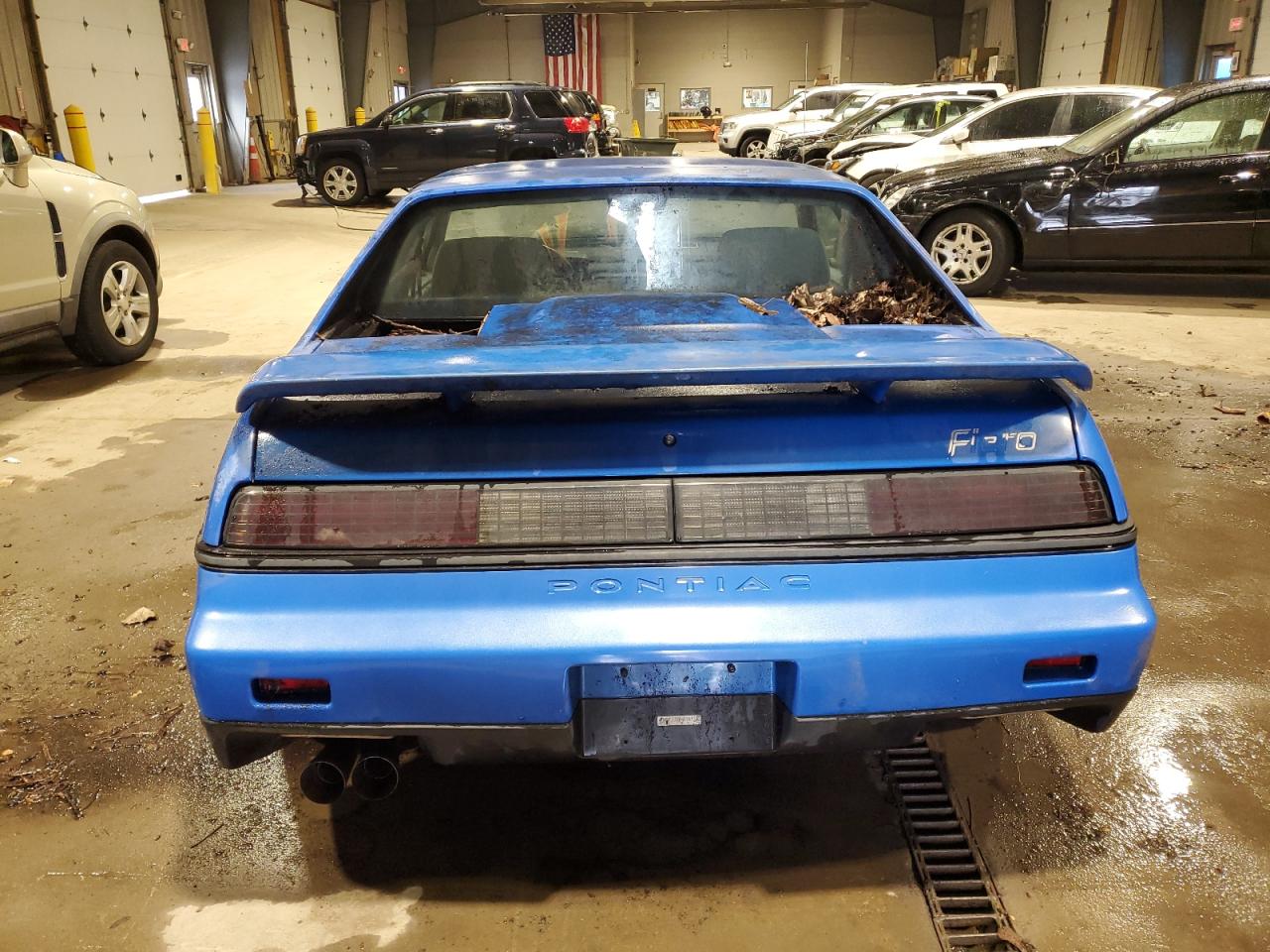 1987 Pontiac Fiero Se Blue vin: 1G2PF11R6HP237261