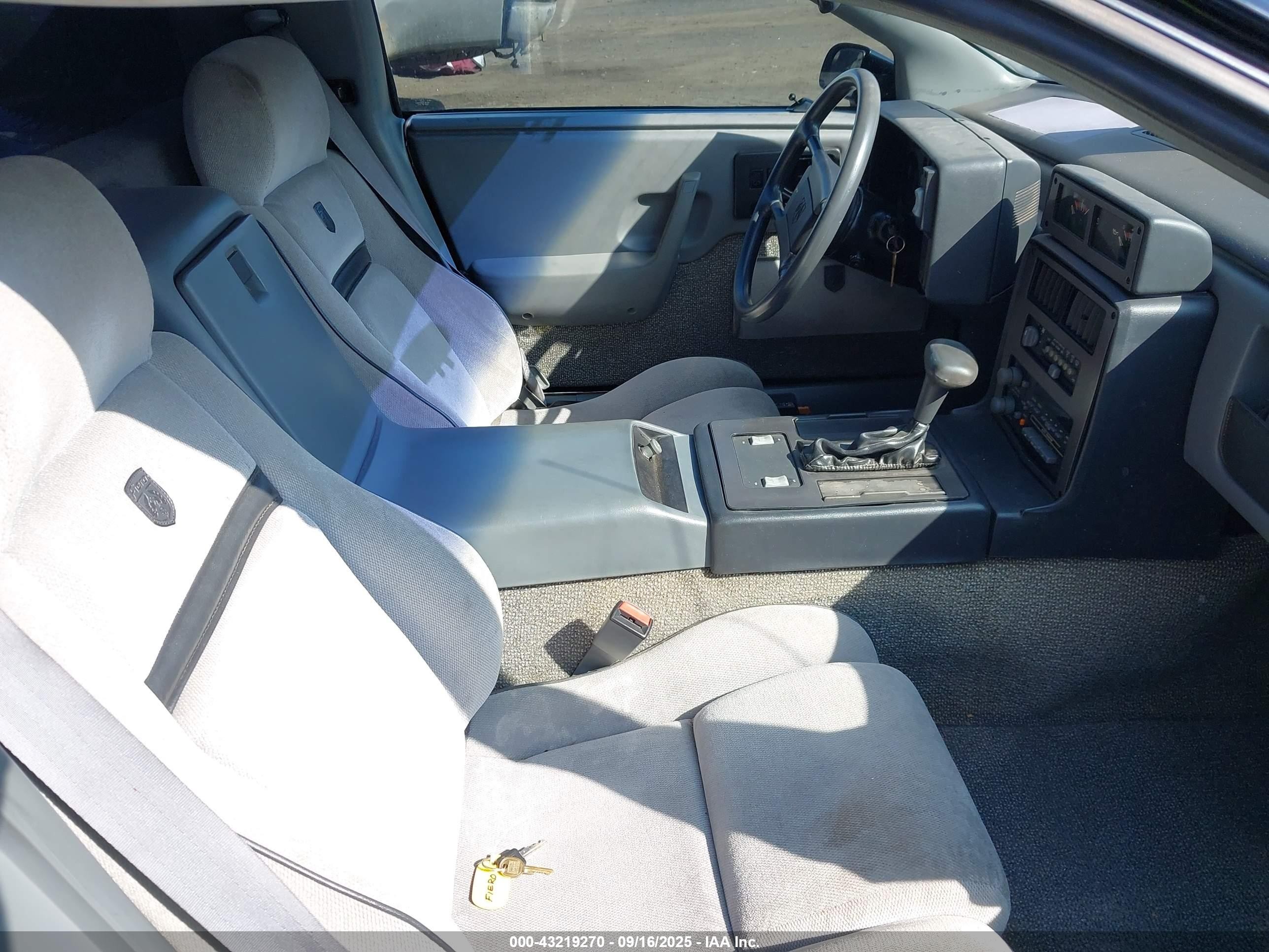 1986 Pontiac Fiero Se Black vin: 1G2PF3790GP219274