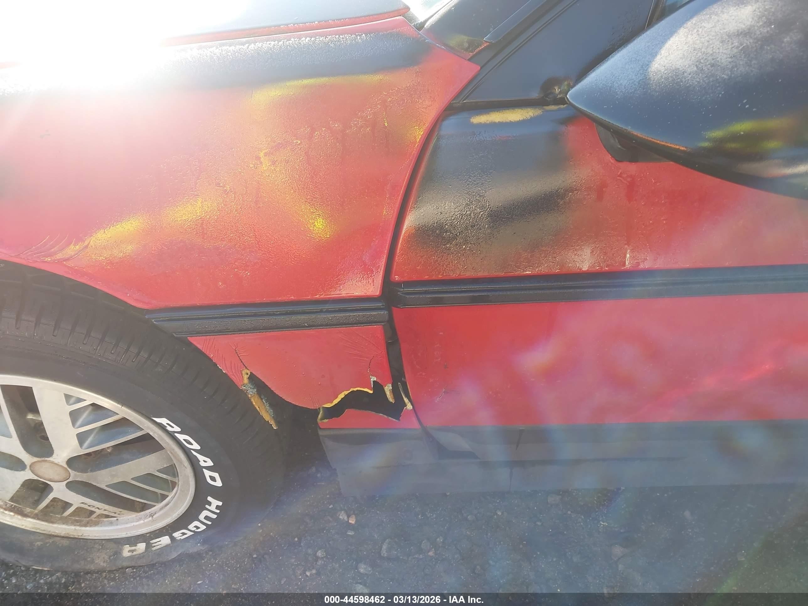 1986 Pontiac Fiero Se Red vin: 1G2PF3790GP222272