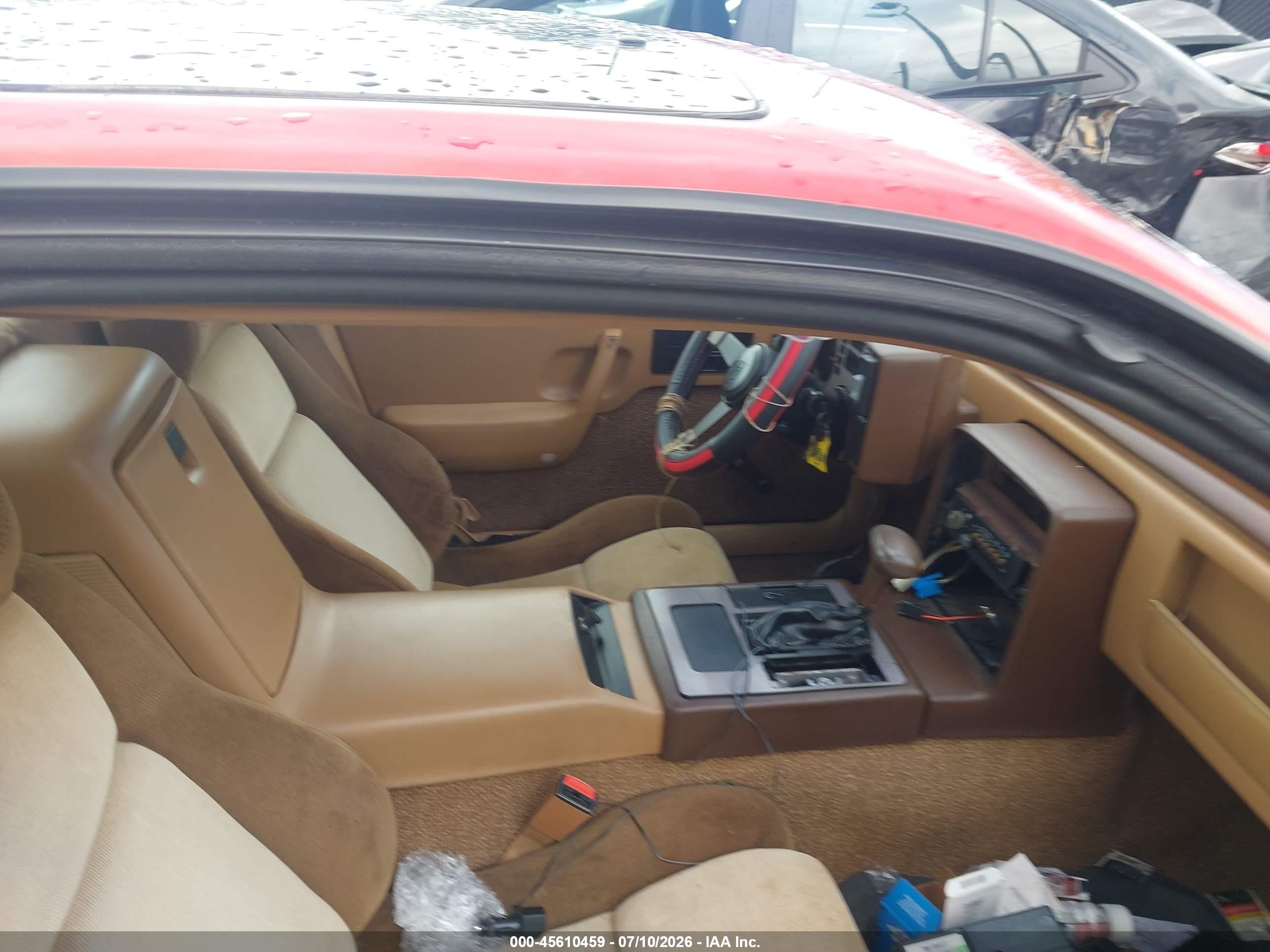 1985 Pontiac Fiero Se Red vin: 1G2PF3797FP254392