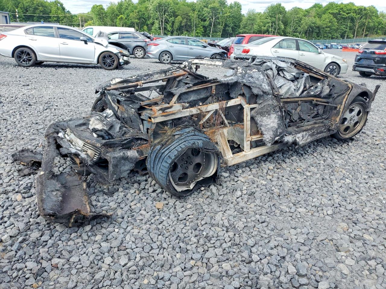 1986 Pontiac Fiero Se Burn vin: 1G2PF379XGP245901