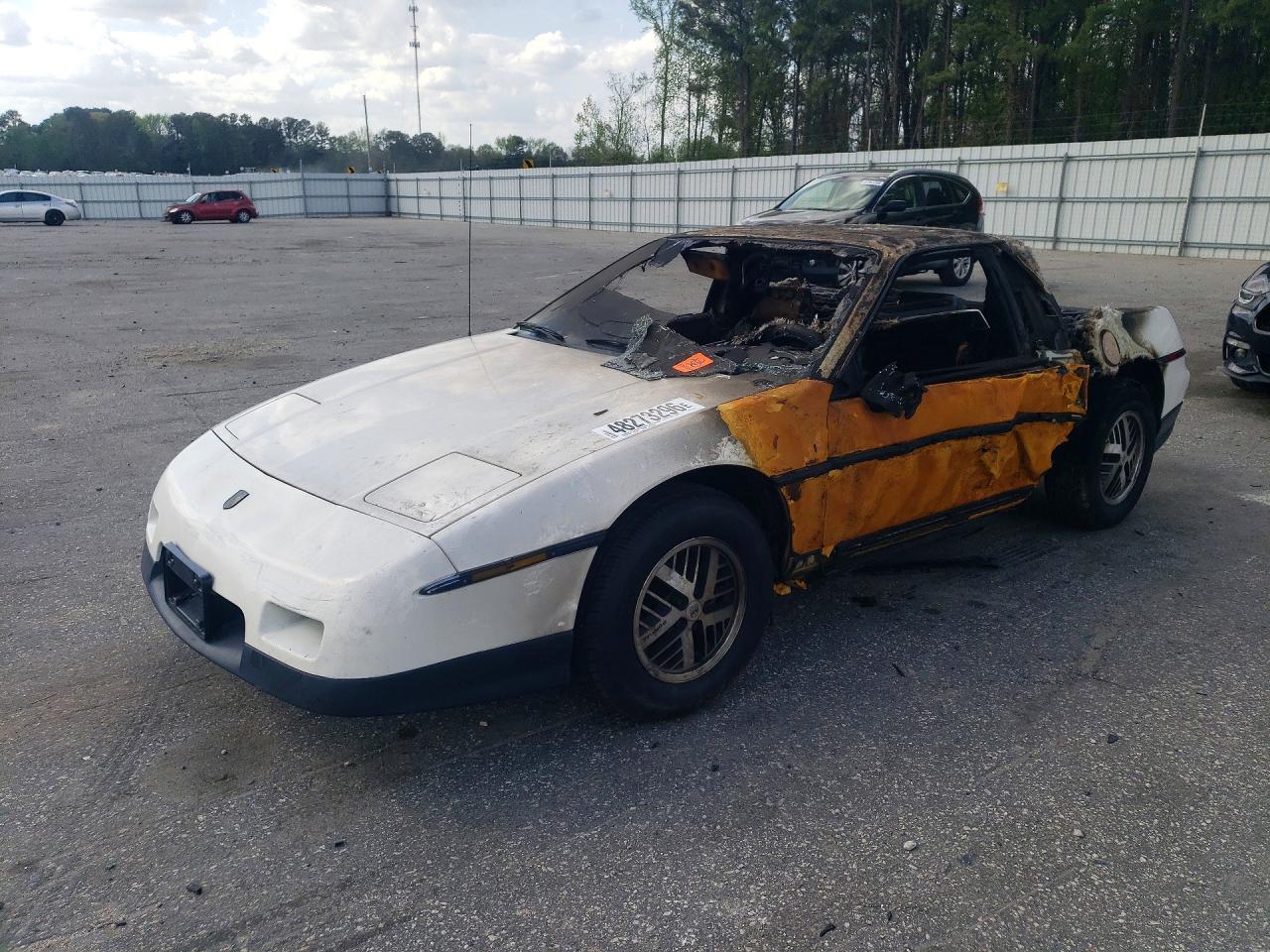 1986 Pontiac Fiero Se Burn vin: 1G2PF37R9GP271356
