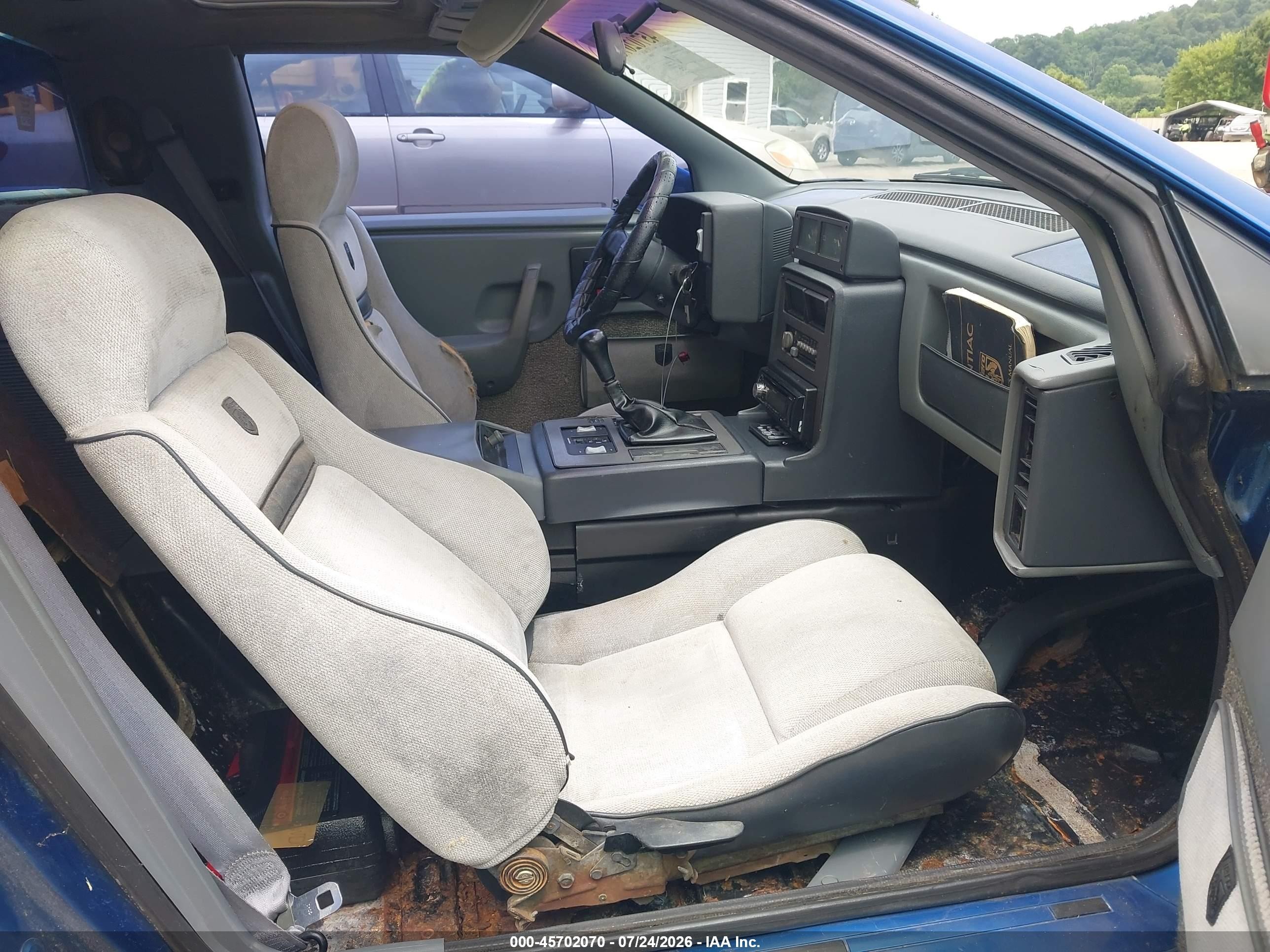 1986 Pontiac Fiero Gt Blue vin: 1G2PG9791GP246032