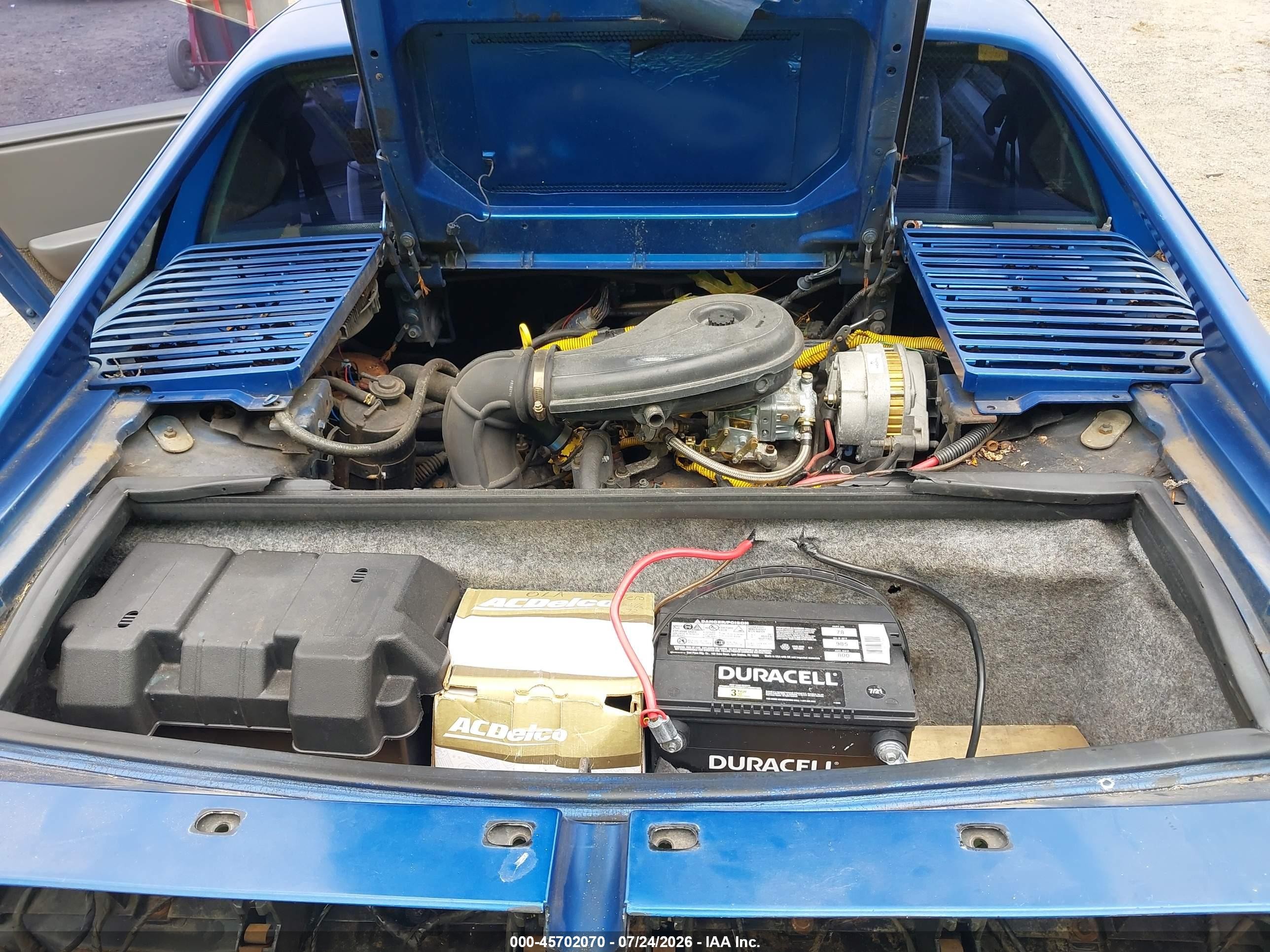 1986 Pontiac Fiero Gt Blue vin: 1G2PG9791GP246032