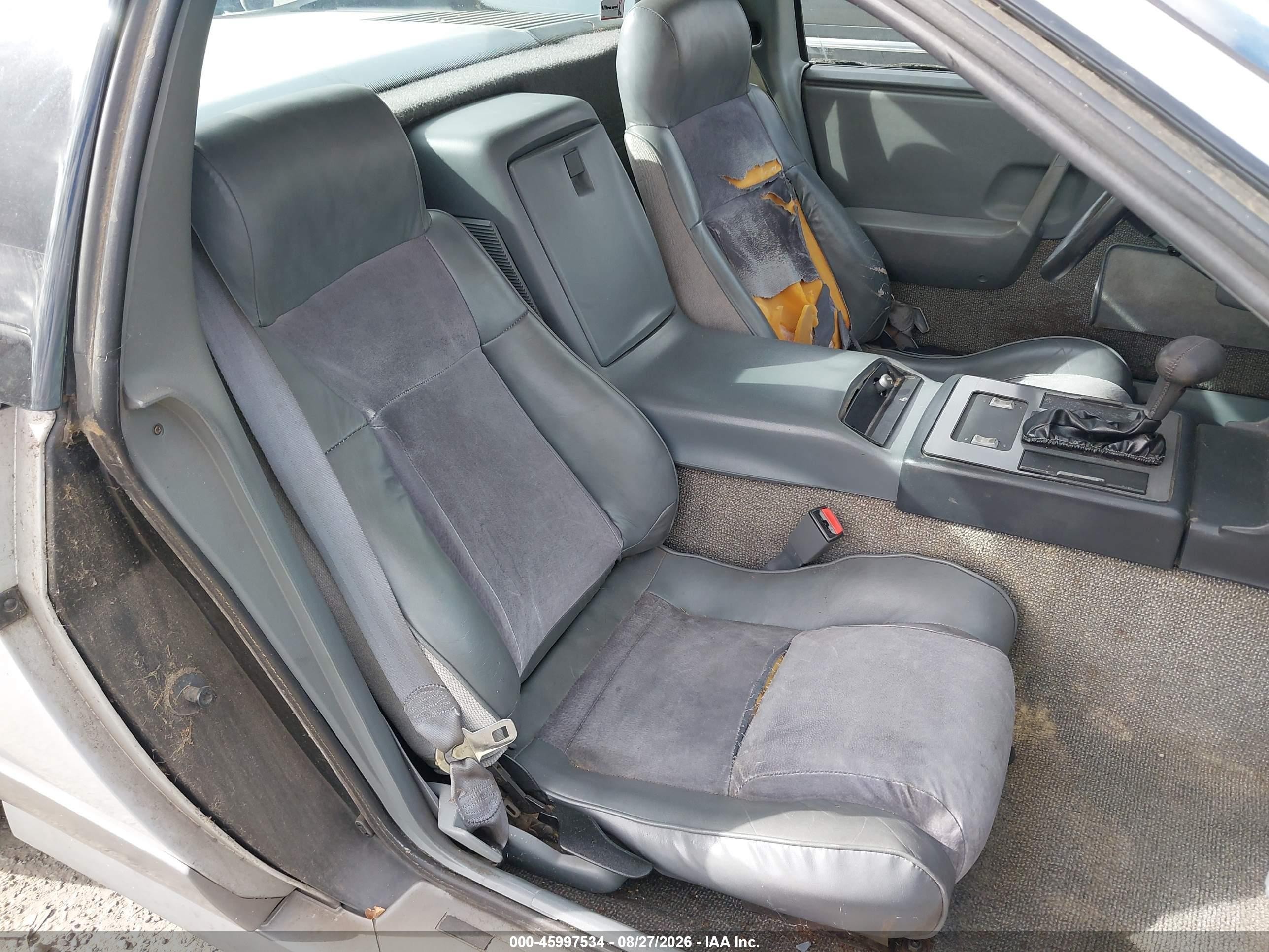 1986 Pontiac Fiero Gt Silver vin: 1G2PG9793GP261230