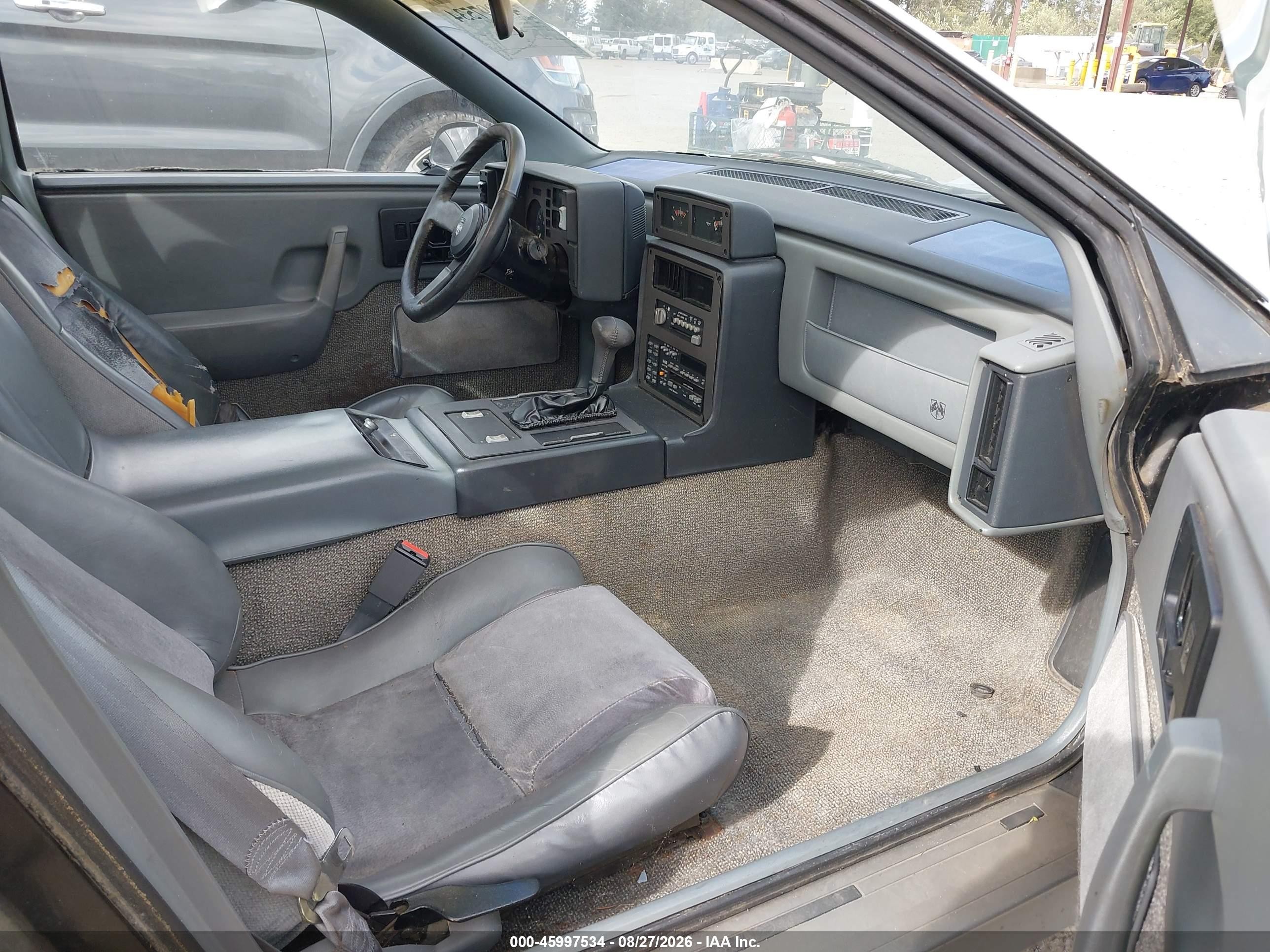 1986 Pontiac Fiero Gt Silver vin: 1G2PG9793GP261230