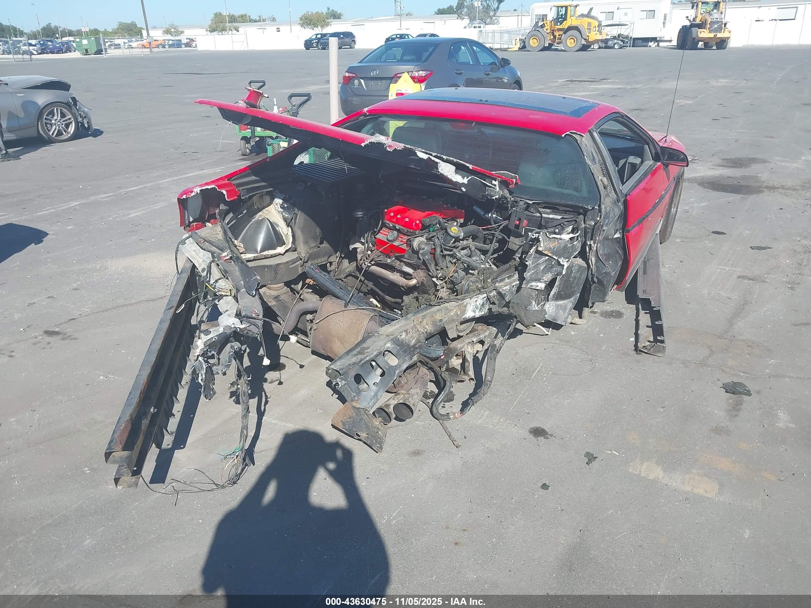 1986 Pontiac Fiero Gt Red vin: 1G2PG9796GP282525