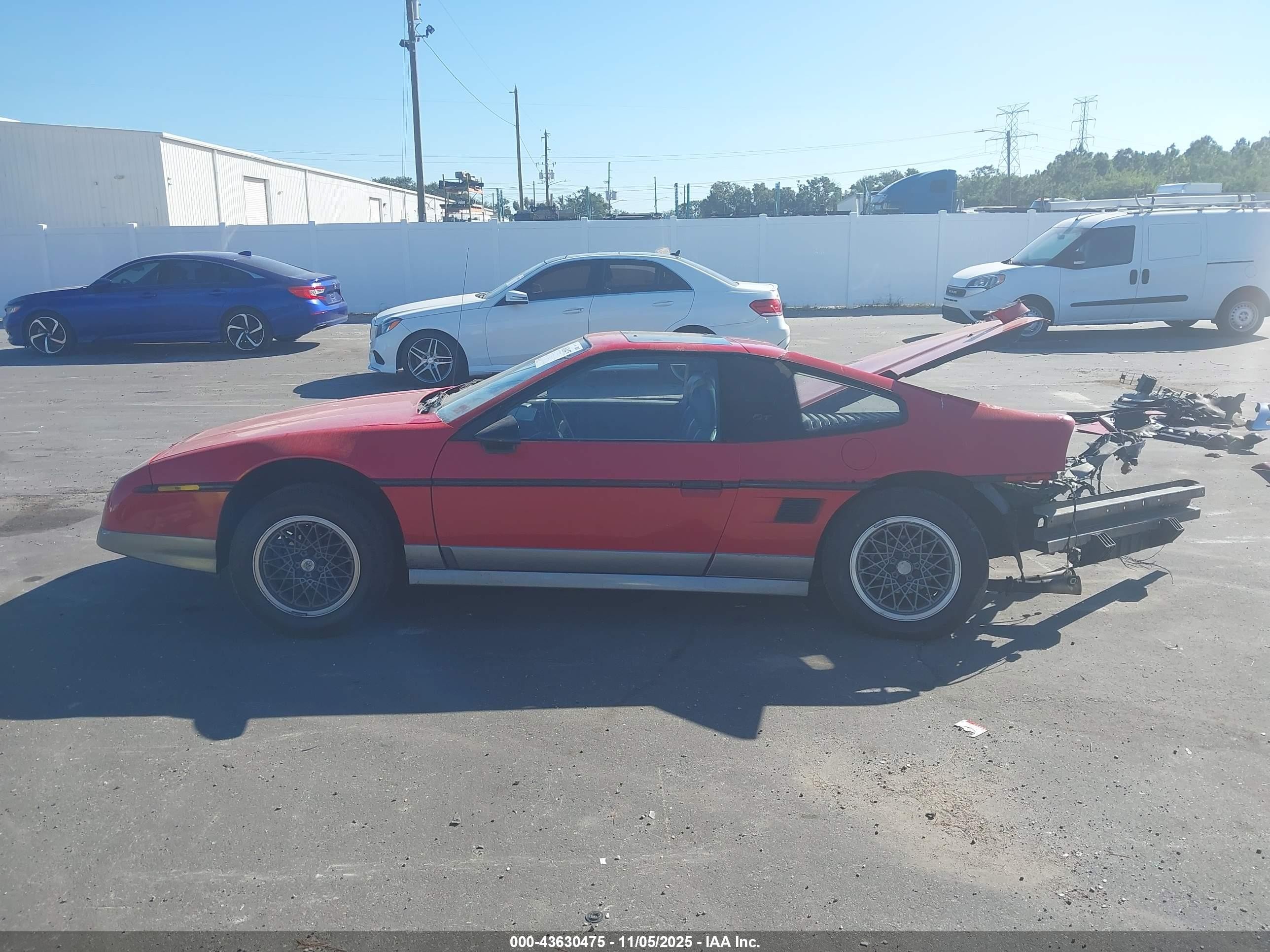 1986 Pontiac Fiero Gt Red vin: 1G2PG9796GP282525