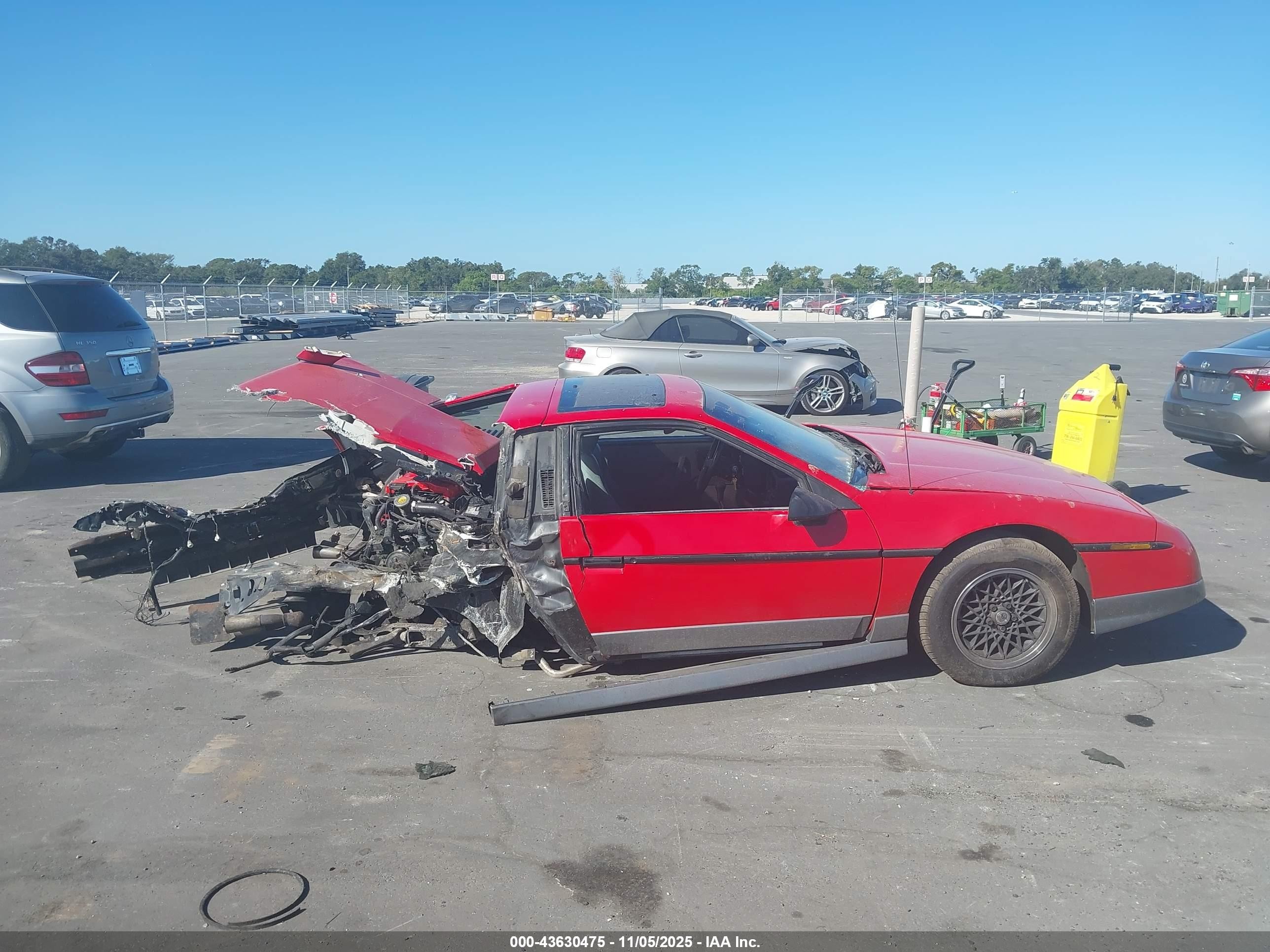 1986 Pontiac Fiero Gt Red vin: 1G2PG9796GP282525