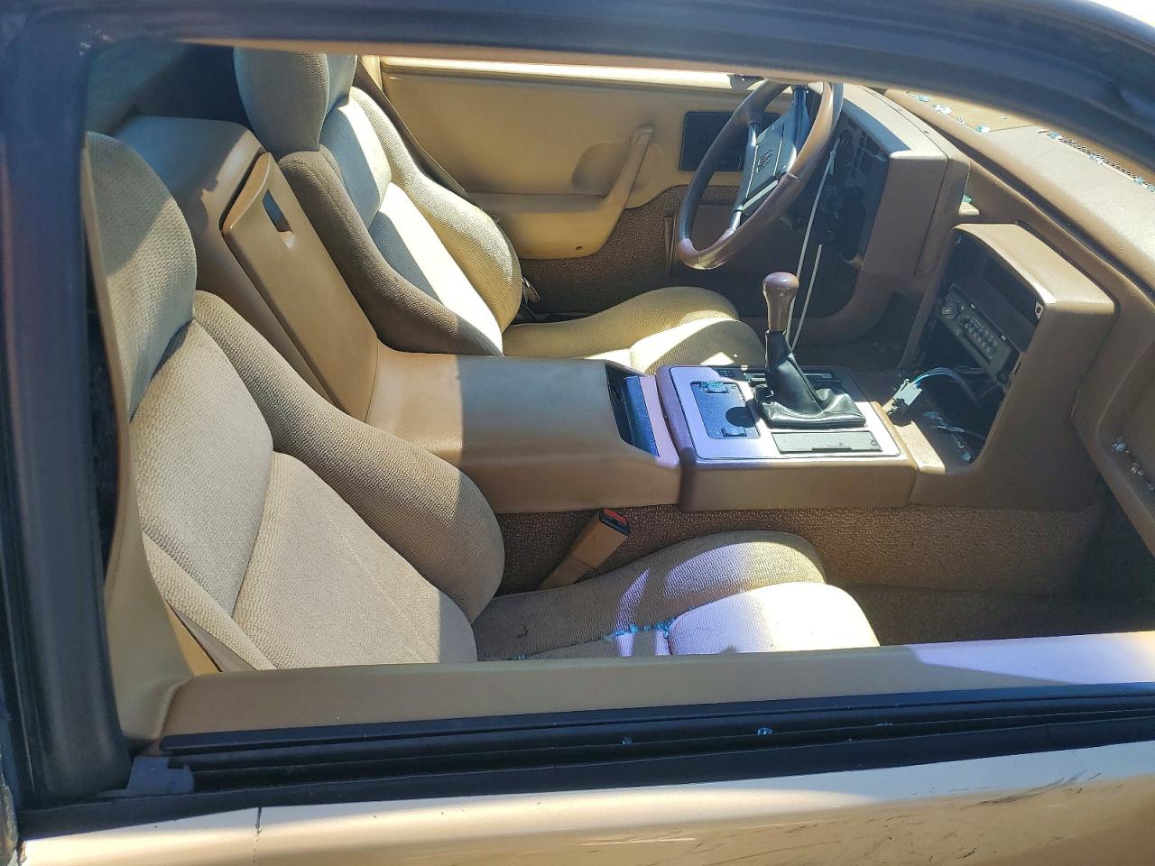1986 Pontiac Fiero Sport Tan vin: 1G2PM37R5GP228932