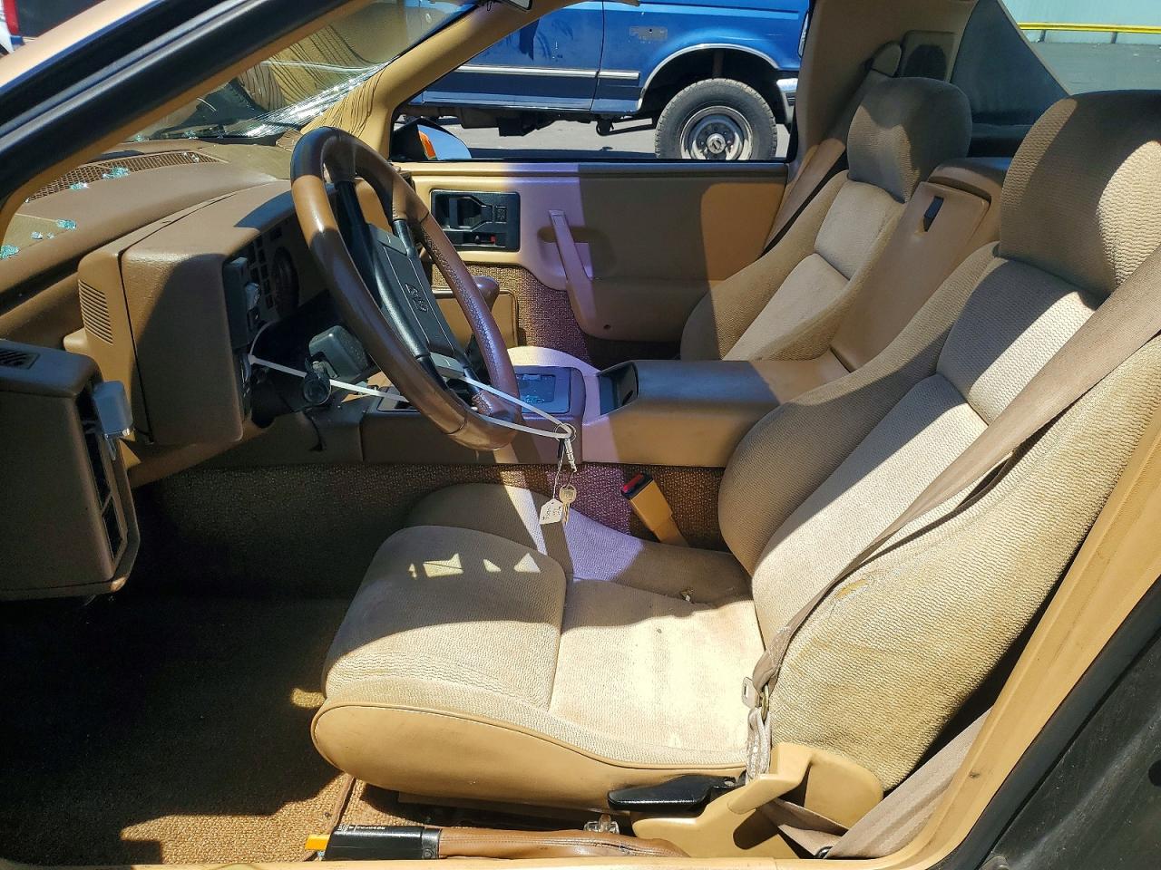 1986 Pontiac Fiero Sport Tan vin: 1G2PM37R5GP228932