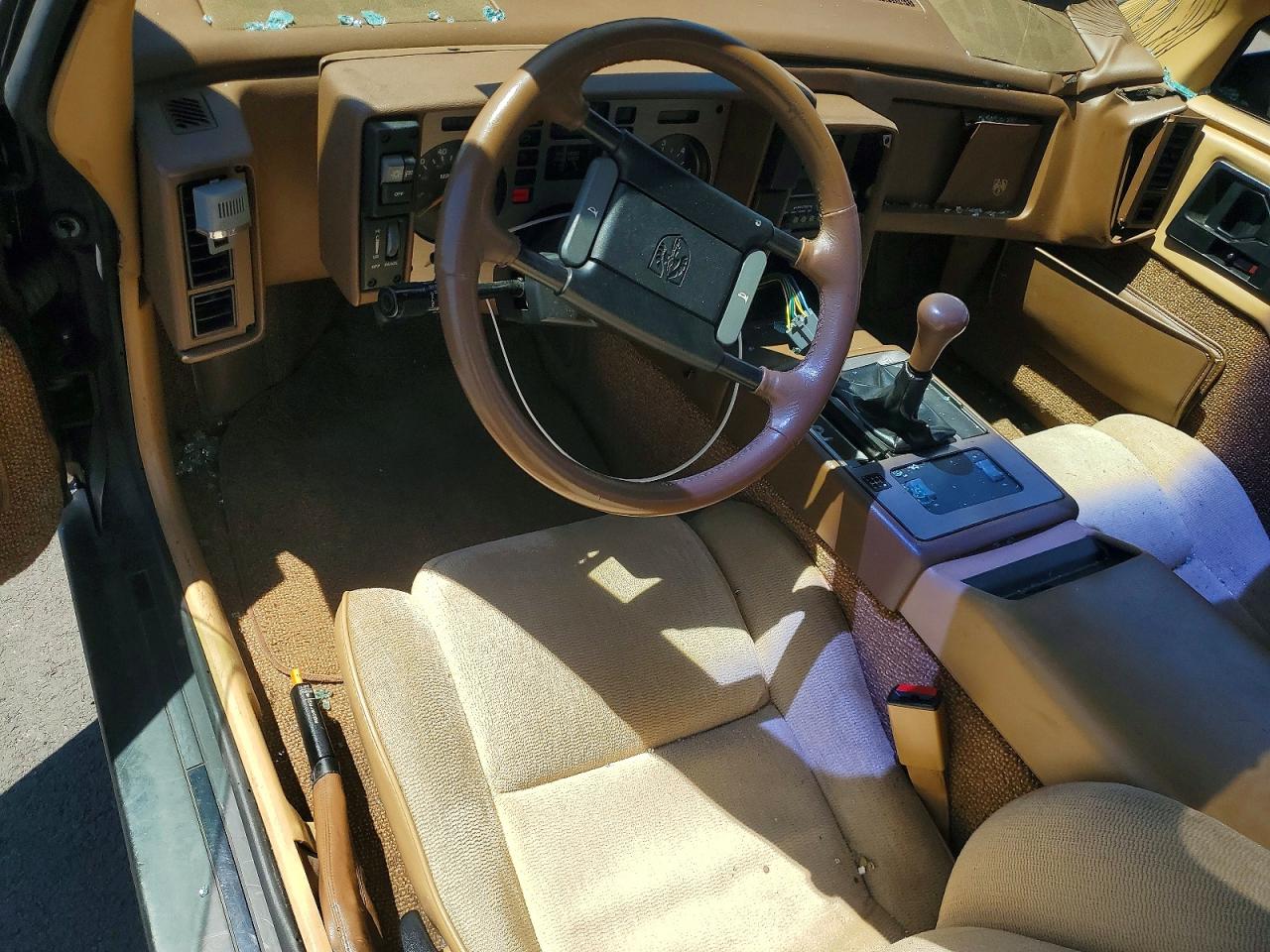 1986 Pontiac Fiero Sport Tan vin: 1G2PM37R5GP228932