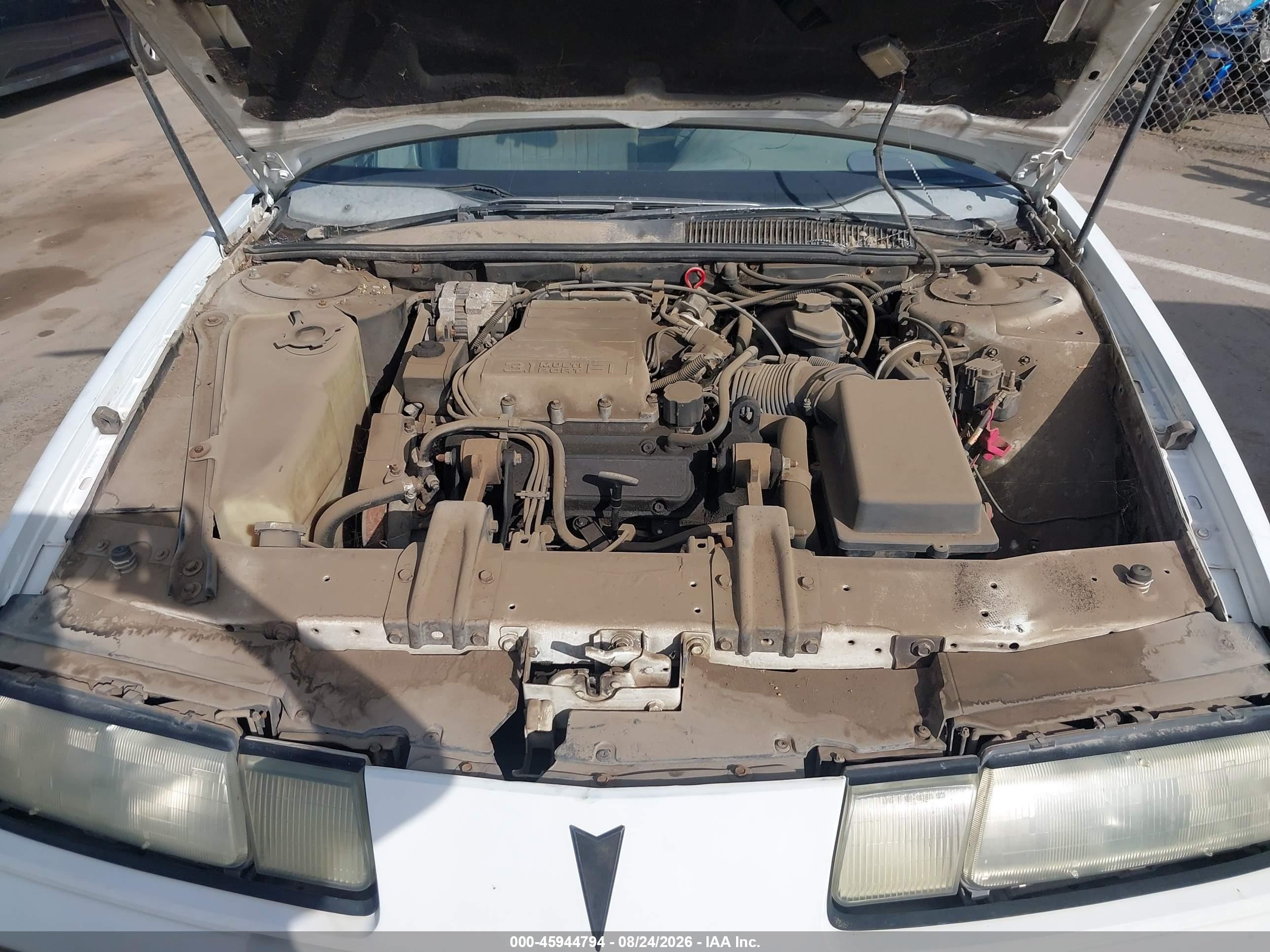 1991 Pontiac Grand Prix Le White vin: 1G2WH54T3MF278676