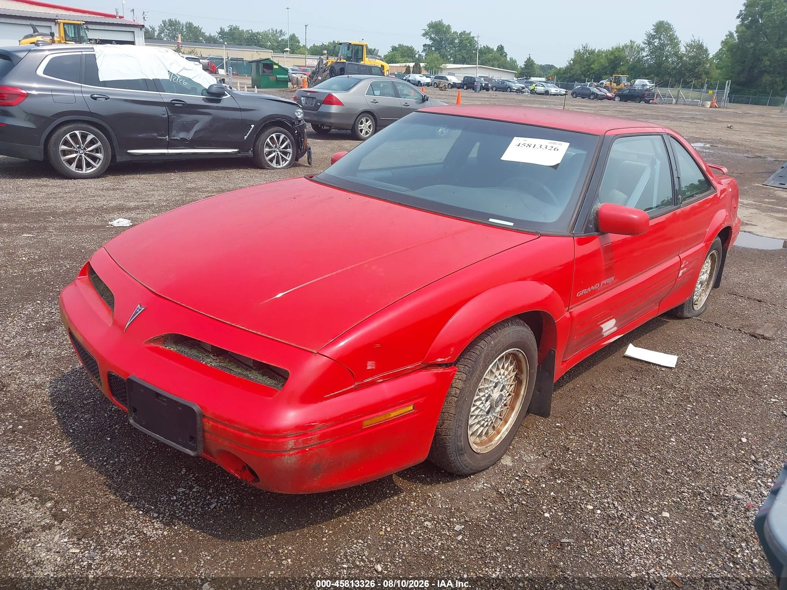 1996 Pontiac Grand Prix Se Red vin: 1G2WJ12M8TF254932