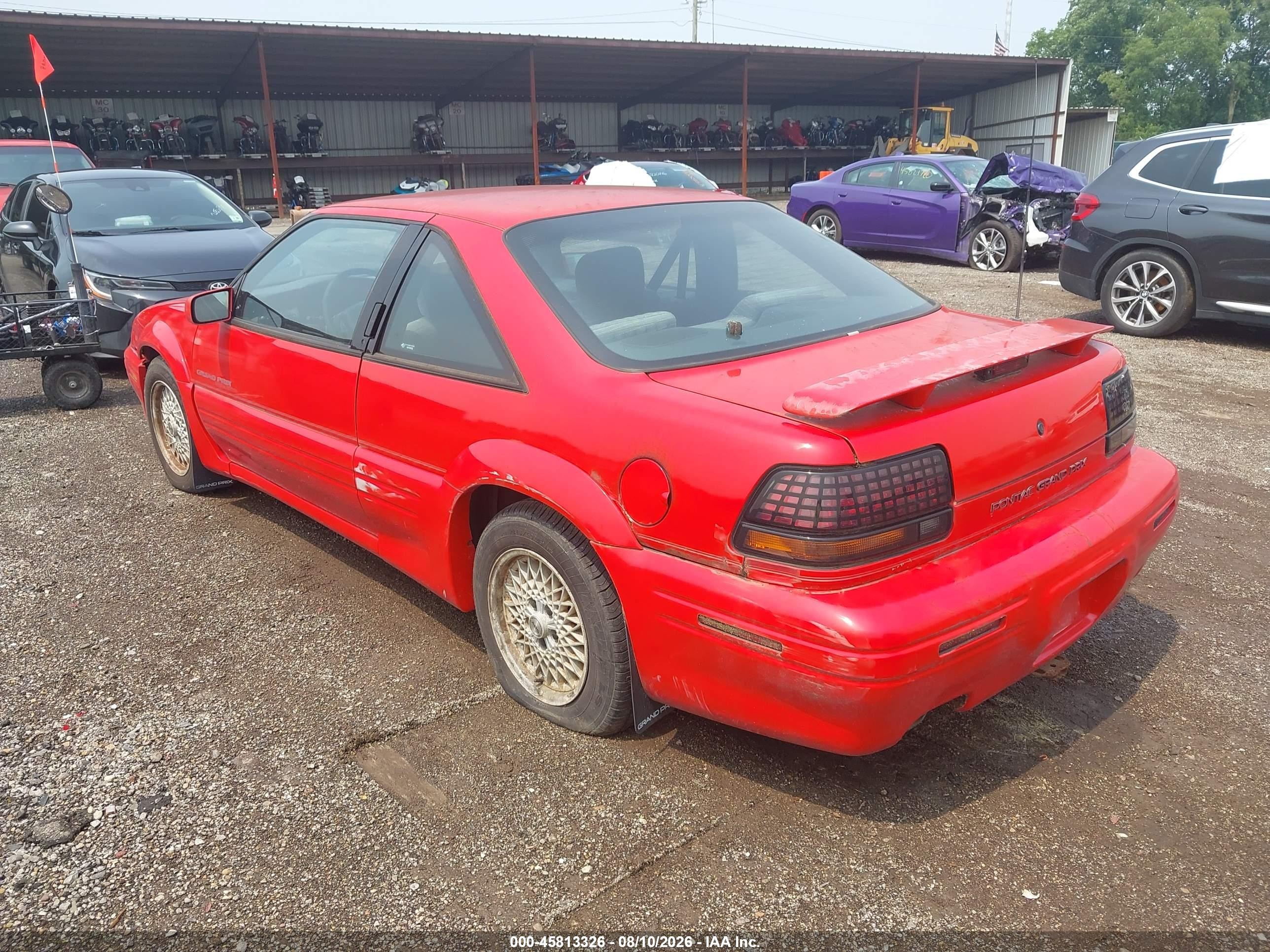 1996 Pontiac Grand Prix Se Red vin: 1G2WJ12M8TF254932