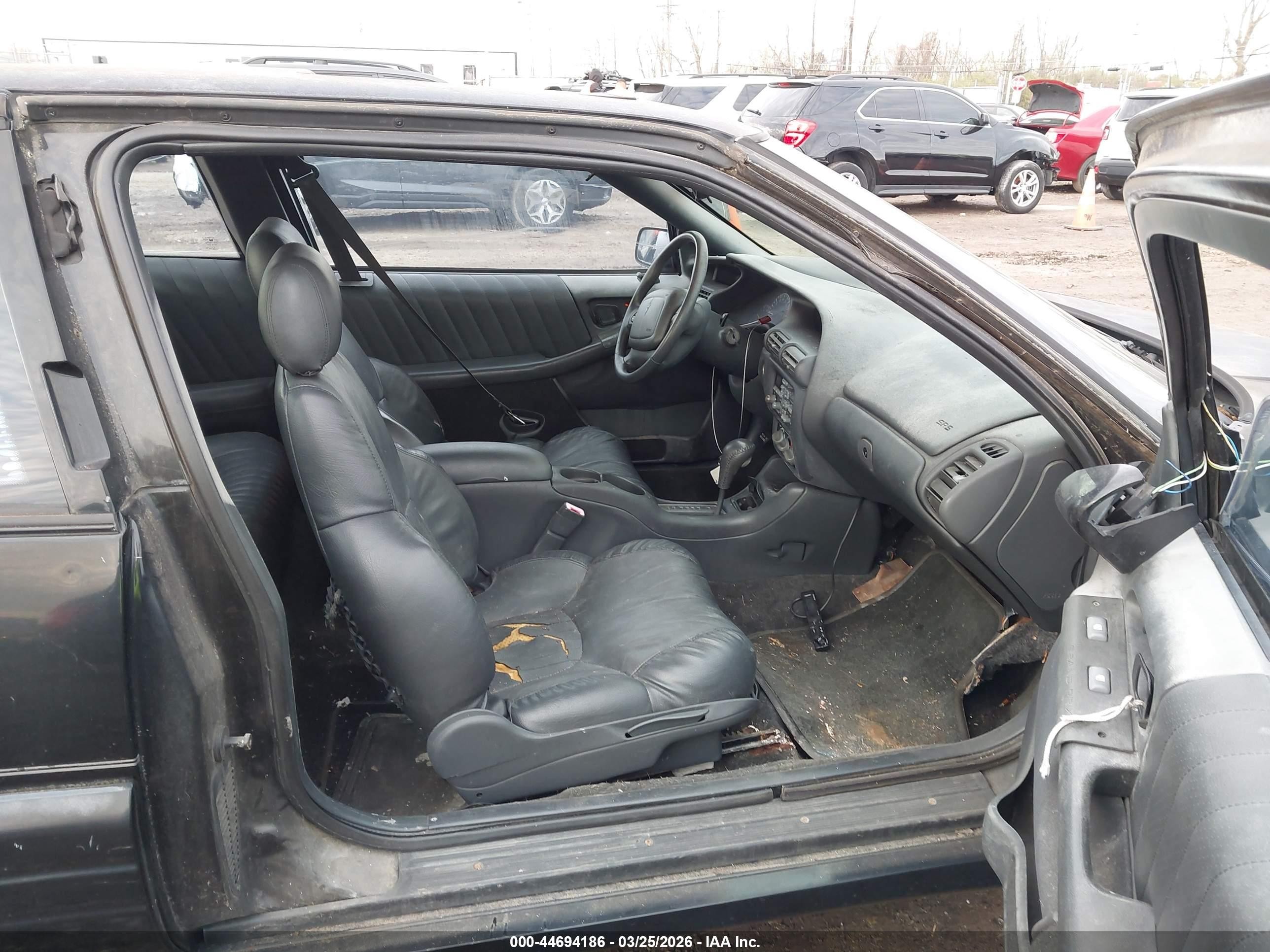 1996 Pontiac Grand Prix Gtp Black vin: 1G2WJ12X0TF246138