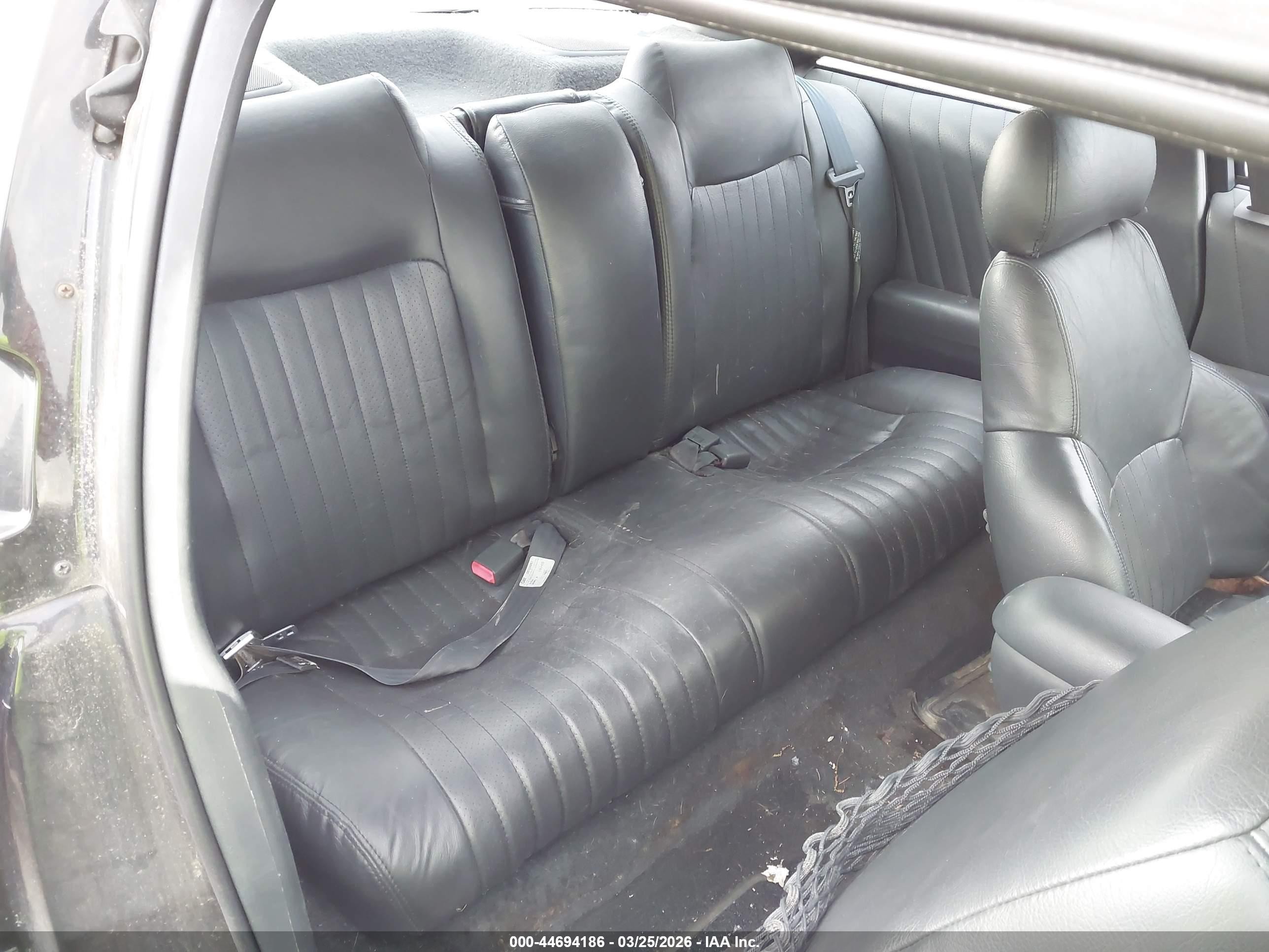 1996 Pontiac Grand Prix Gtp Black vin: 1G2WJ12X0TF246138