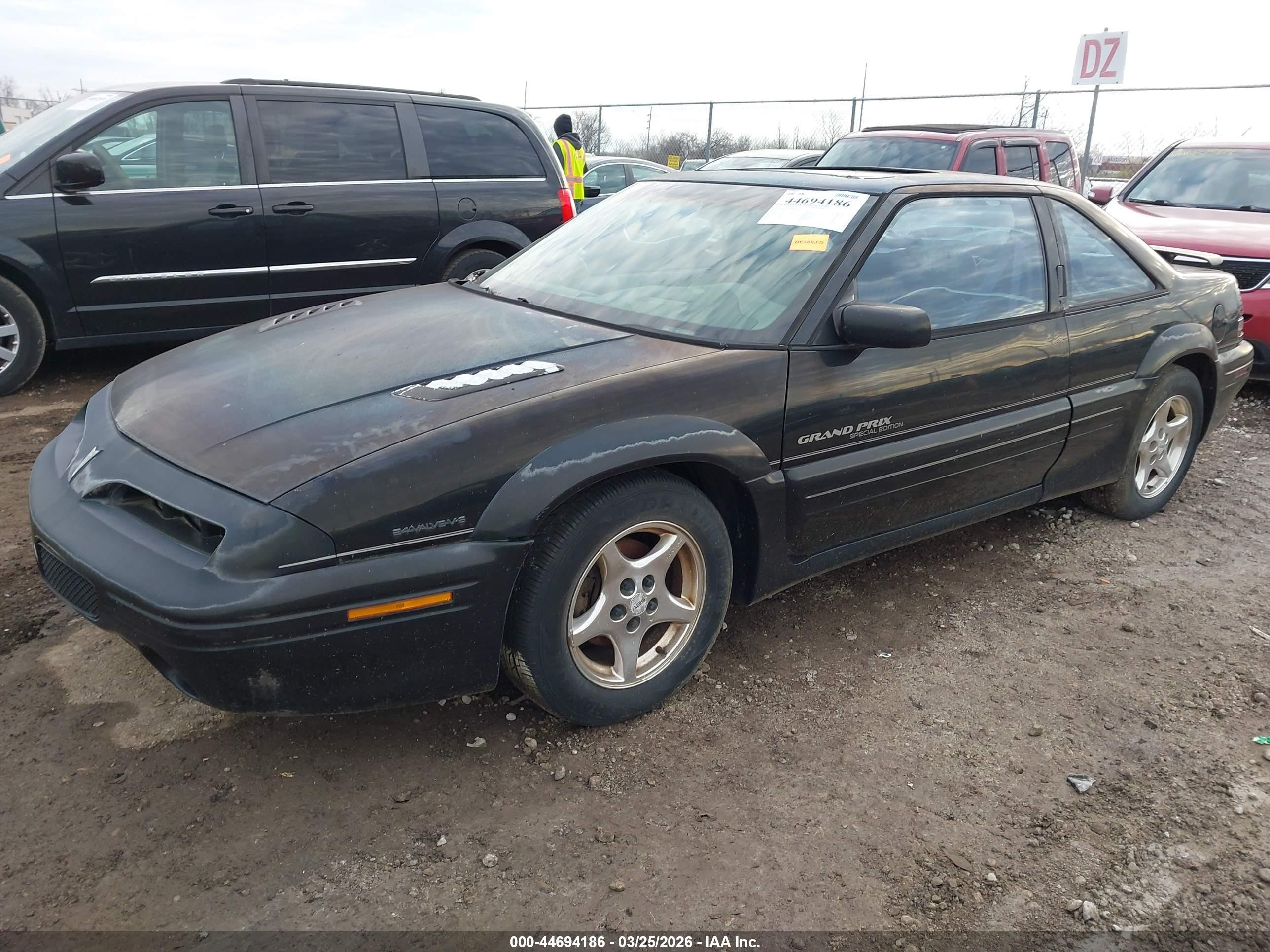 1996 Pontiac Grand Prix Gtp Black vin: 1G2WJ12X0TF246138