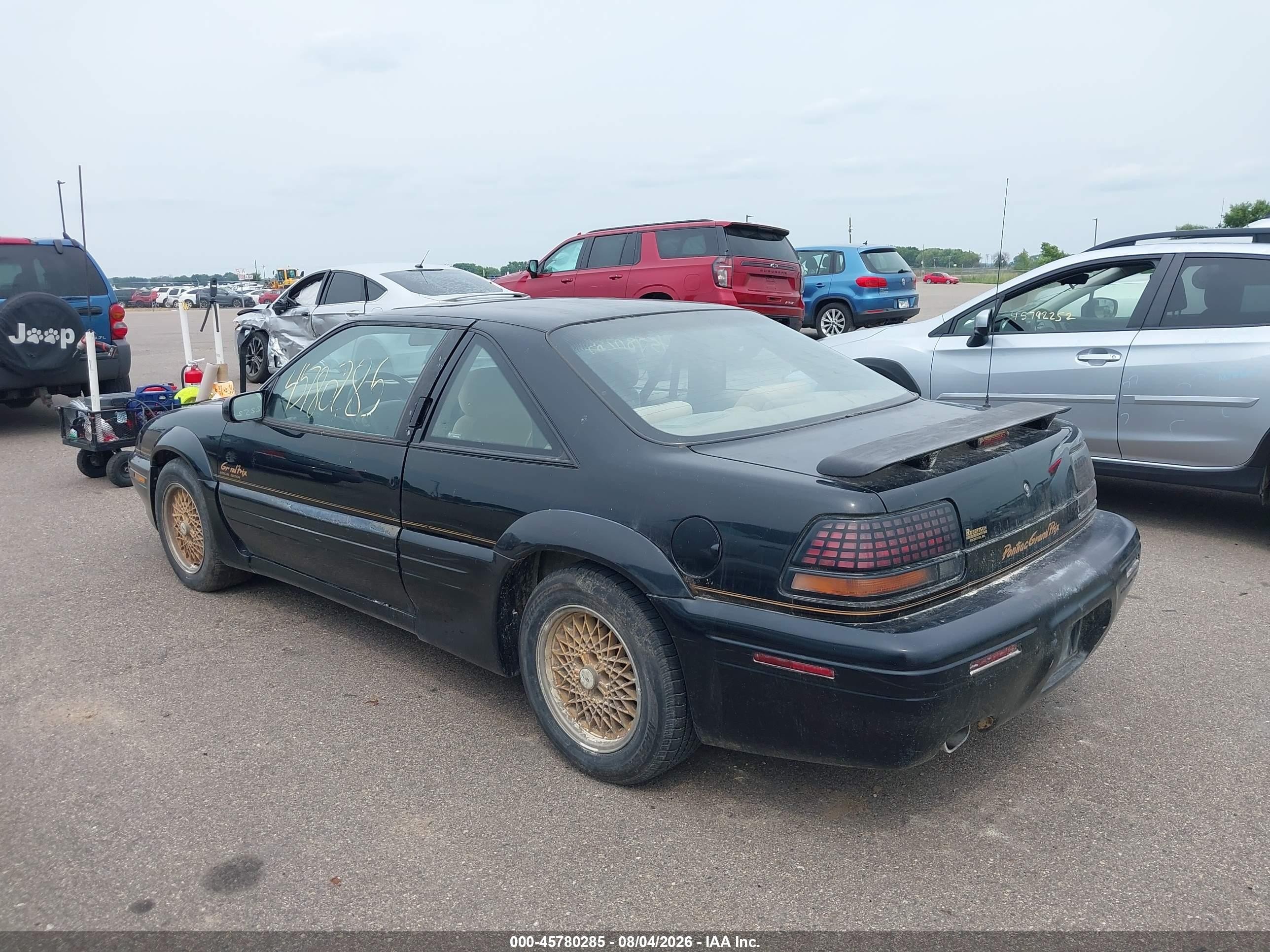 1994 Pontiac Grand Prix Se Black vin: 1G2WJ12X4RF250721